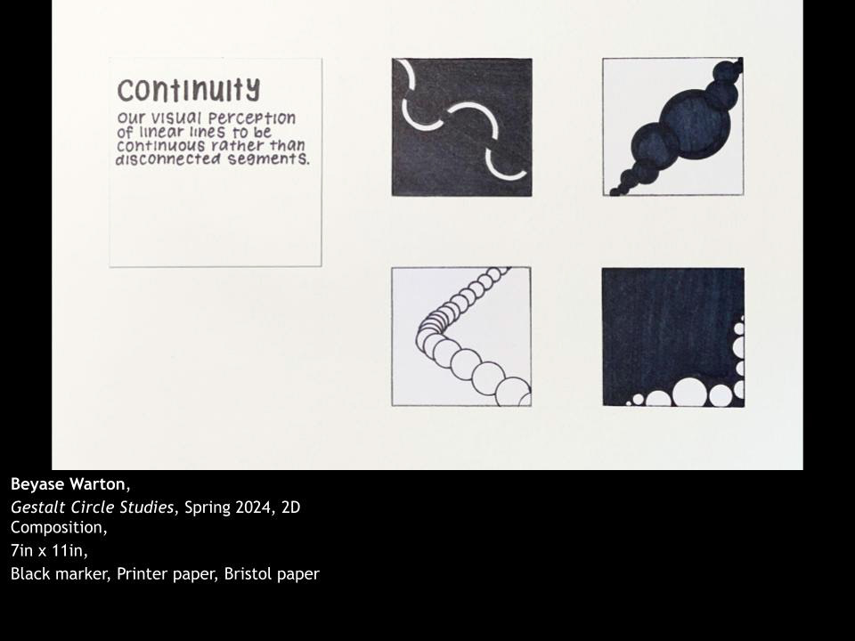 2D Composition: Gestalt Circle Studies