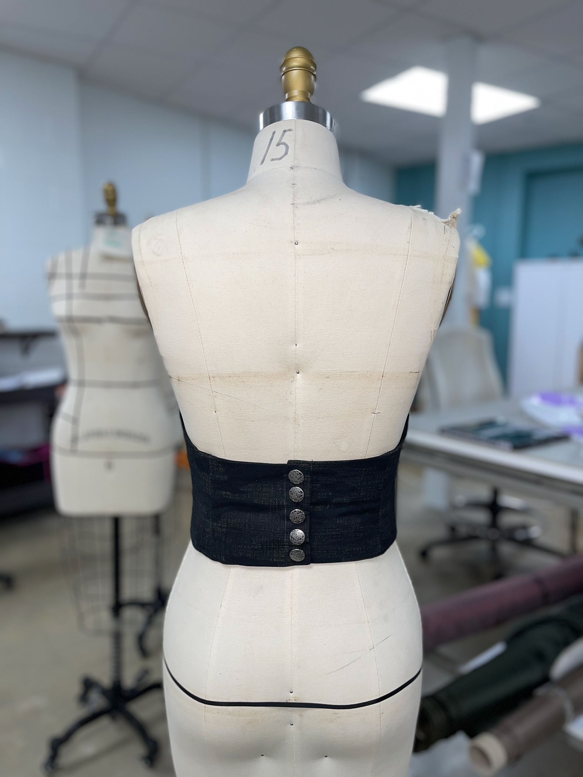 Lined Bustier, Back