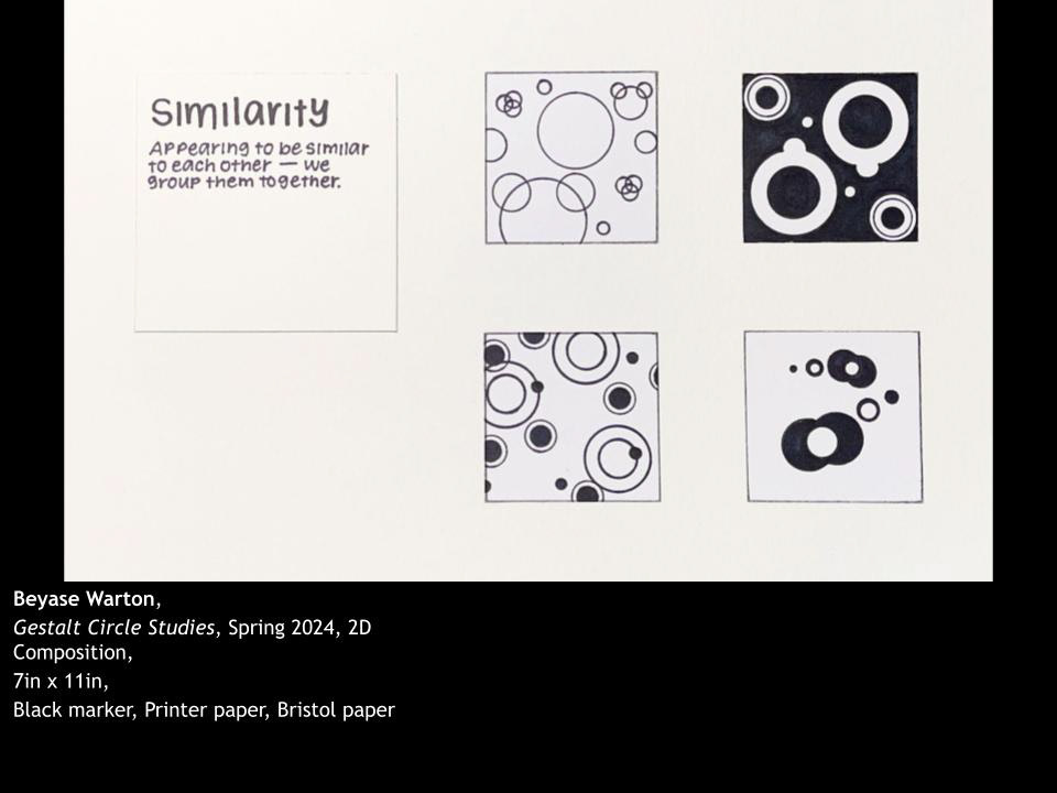 2D Composition: Gestalt Circle Studies