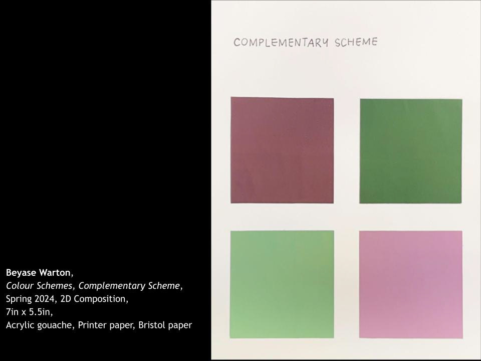 2D Composition: Colour Schemes