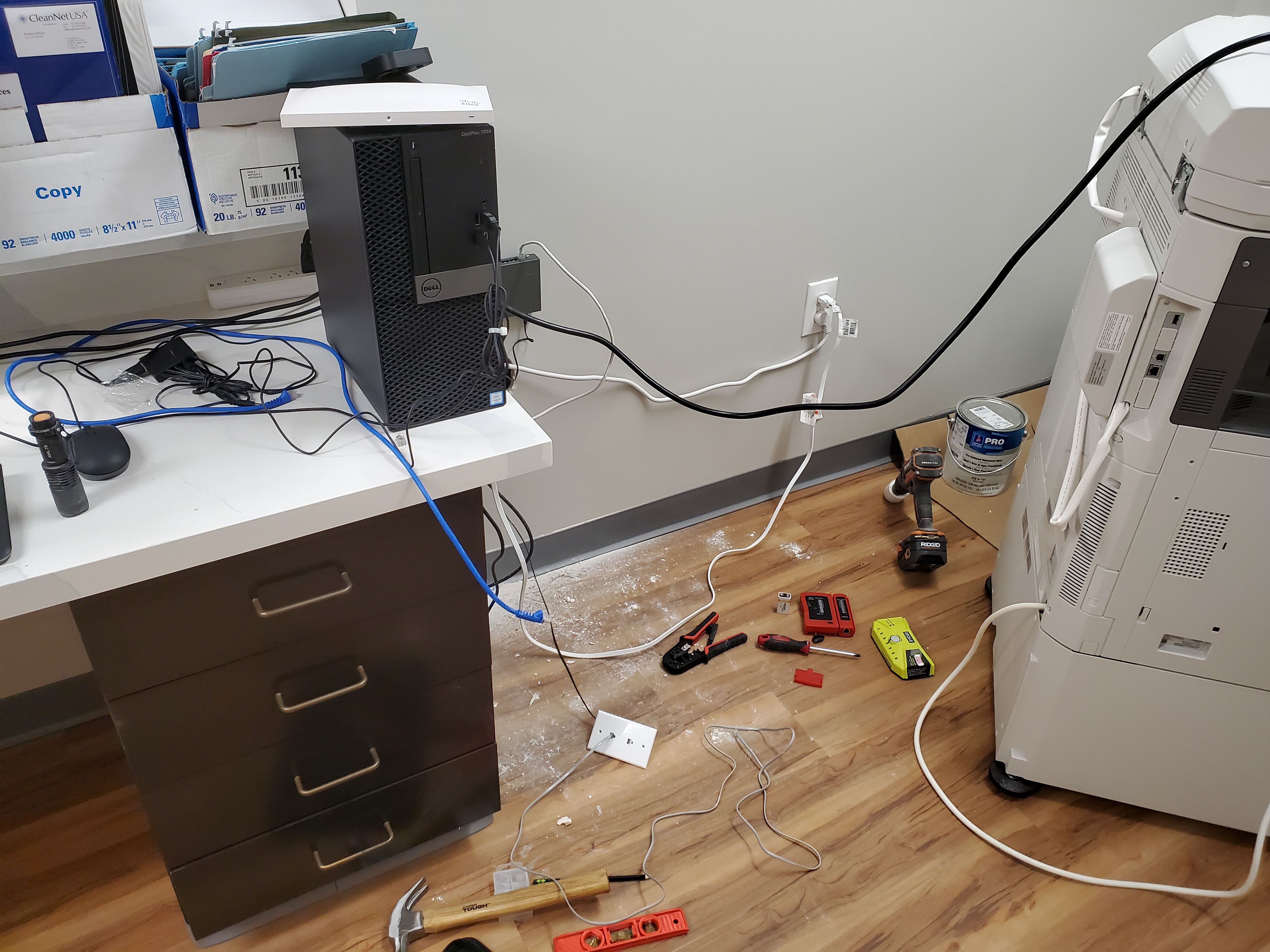 CVLA Irving Clinic - Printer/Office equipment install