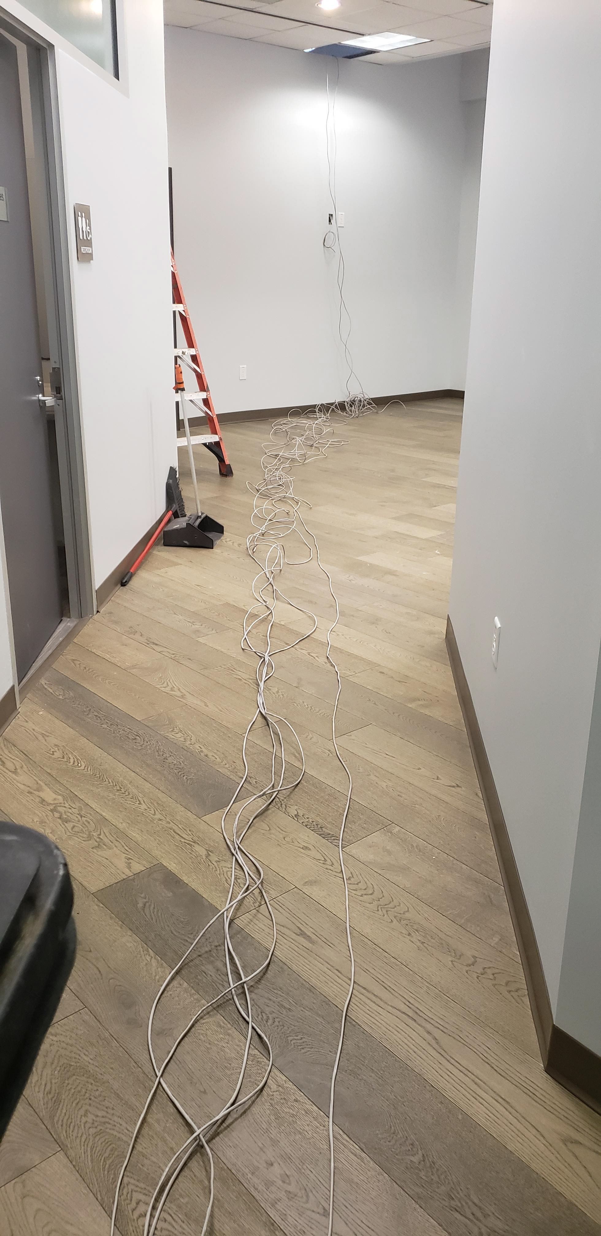 CVLA Irving Clinic - Cable run