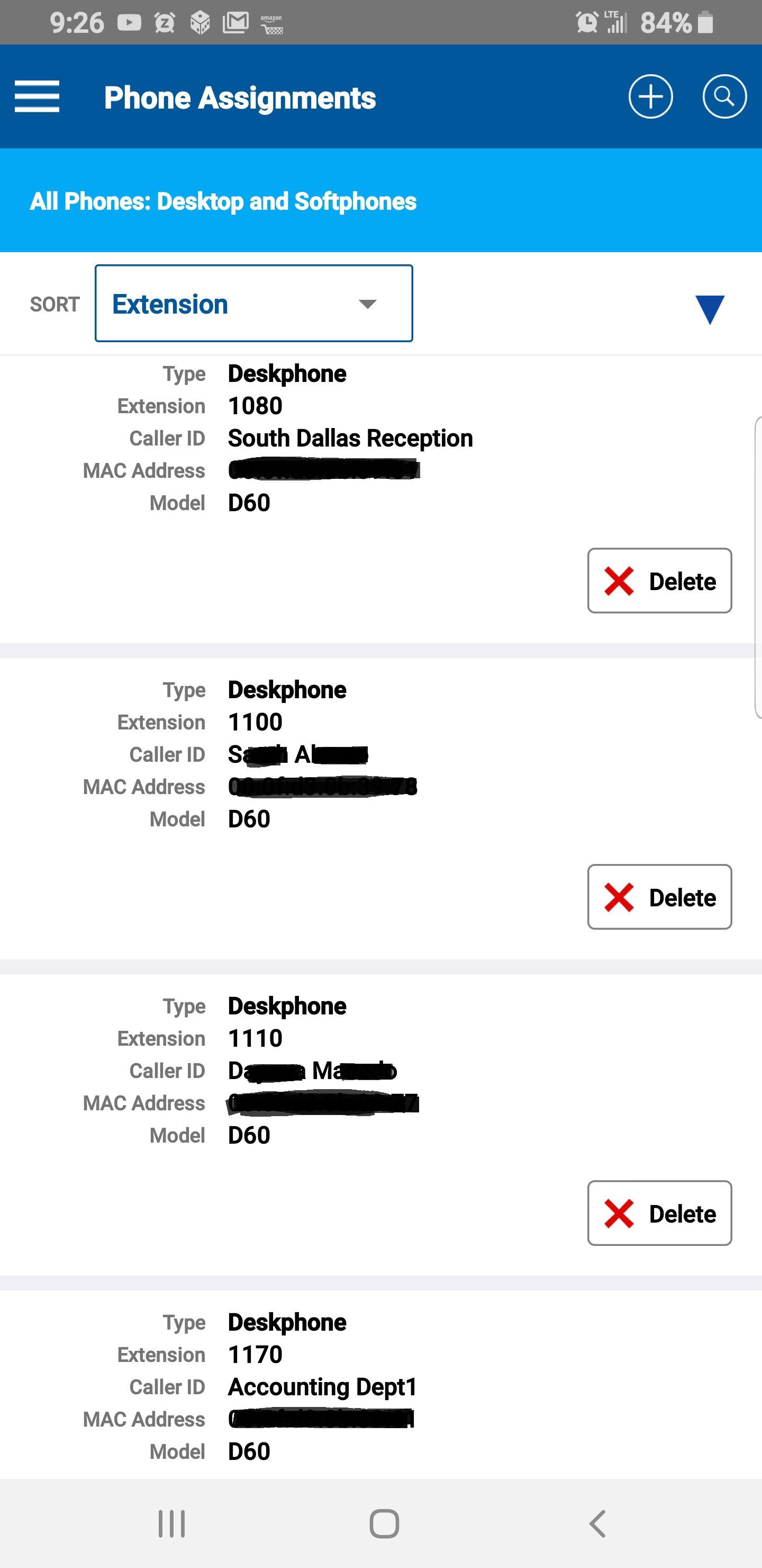 Setting up Digium/8x8 VOIP phones