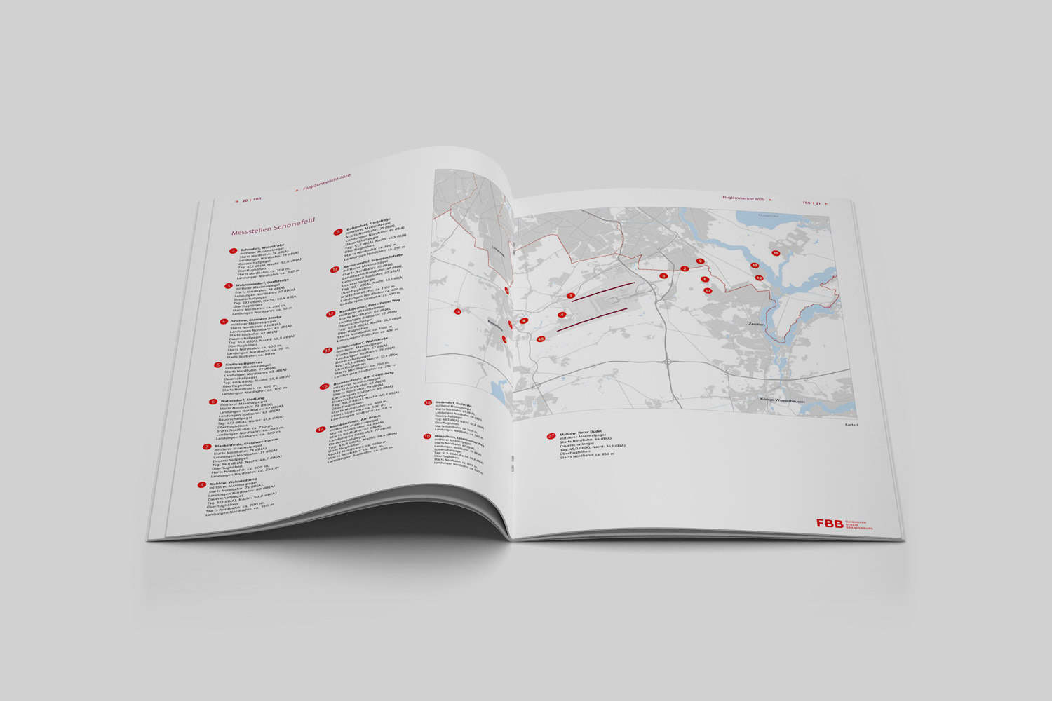 BER Fluglärmbericht – Innenseite