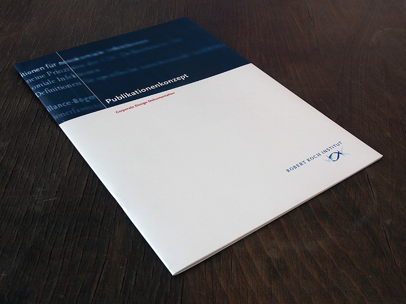 Neues Corporate Design und Publikationenkonzept für das Robert Koch Institut – für MetaDesign, Berlin