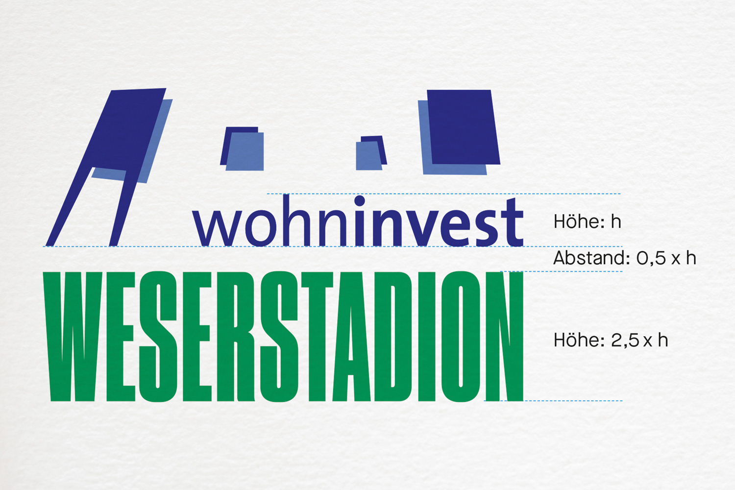 Markenzeichentwicklung für wohninvest Weserstadion