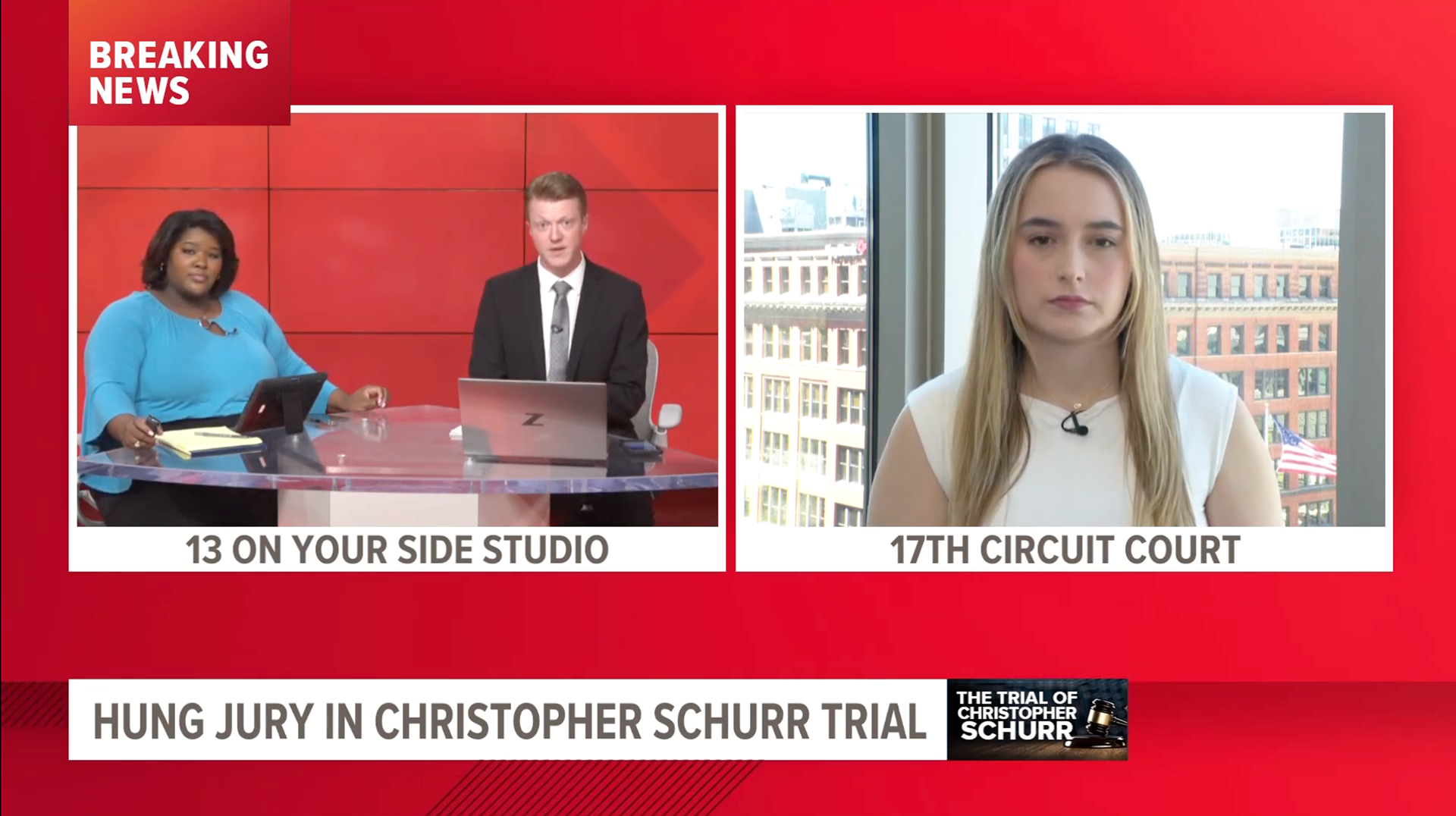 Covering the mistrial of former Grand Rapids Police Officer Christopher Schurr