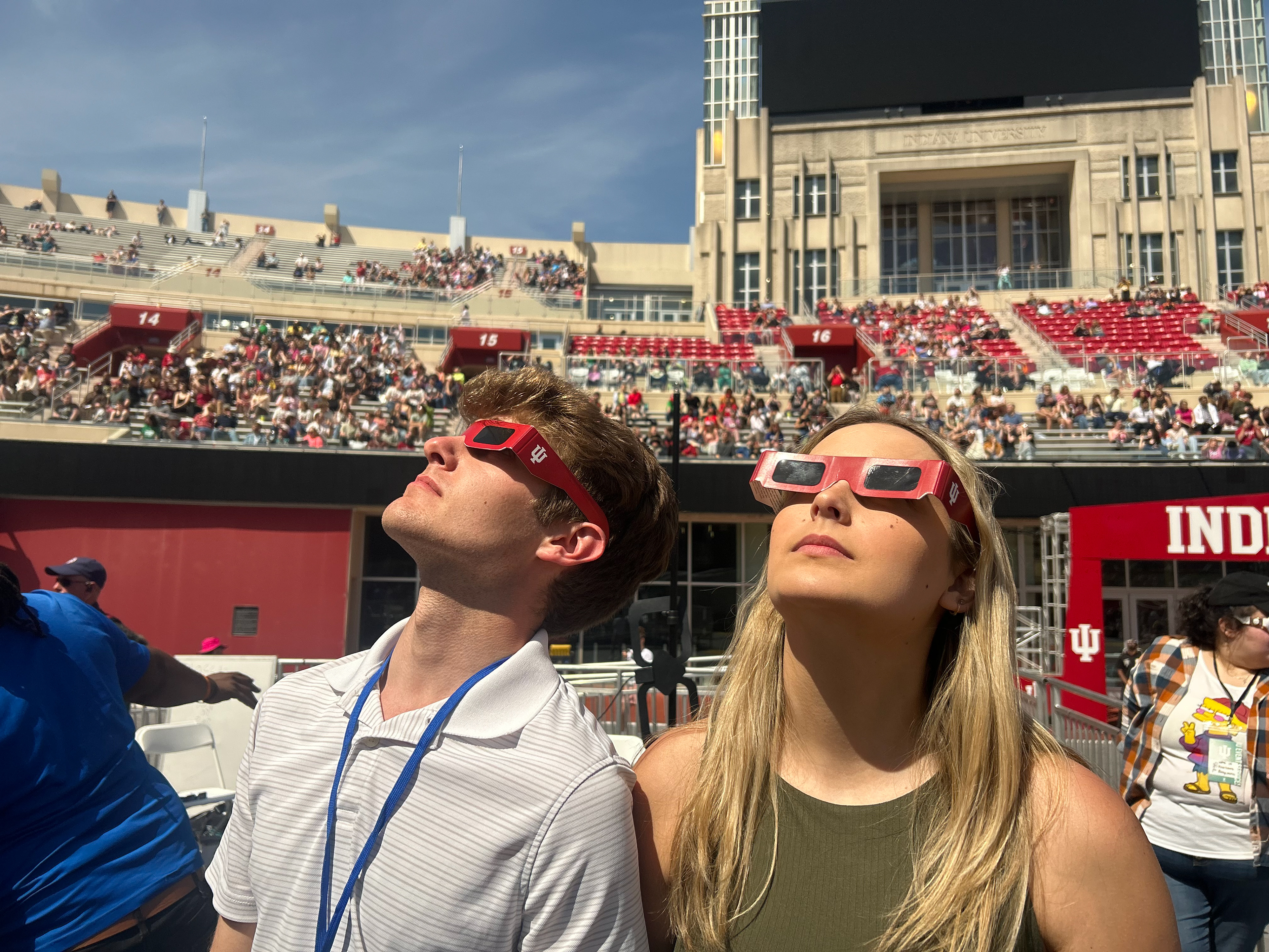 Ashton Hackman & I at the April 2024 eclipse