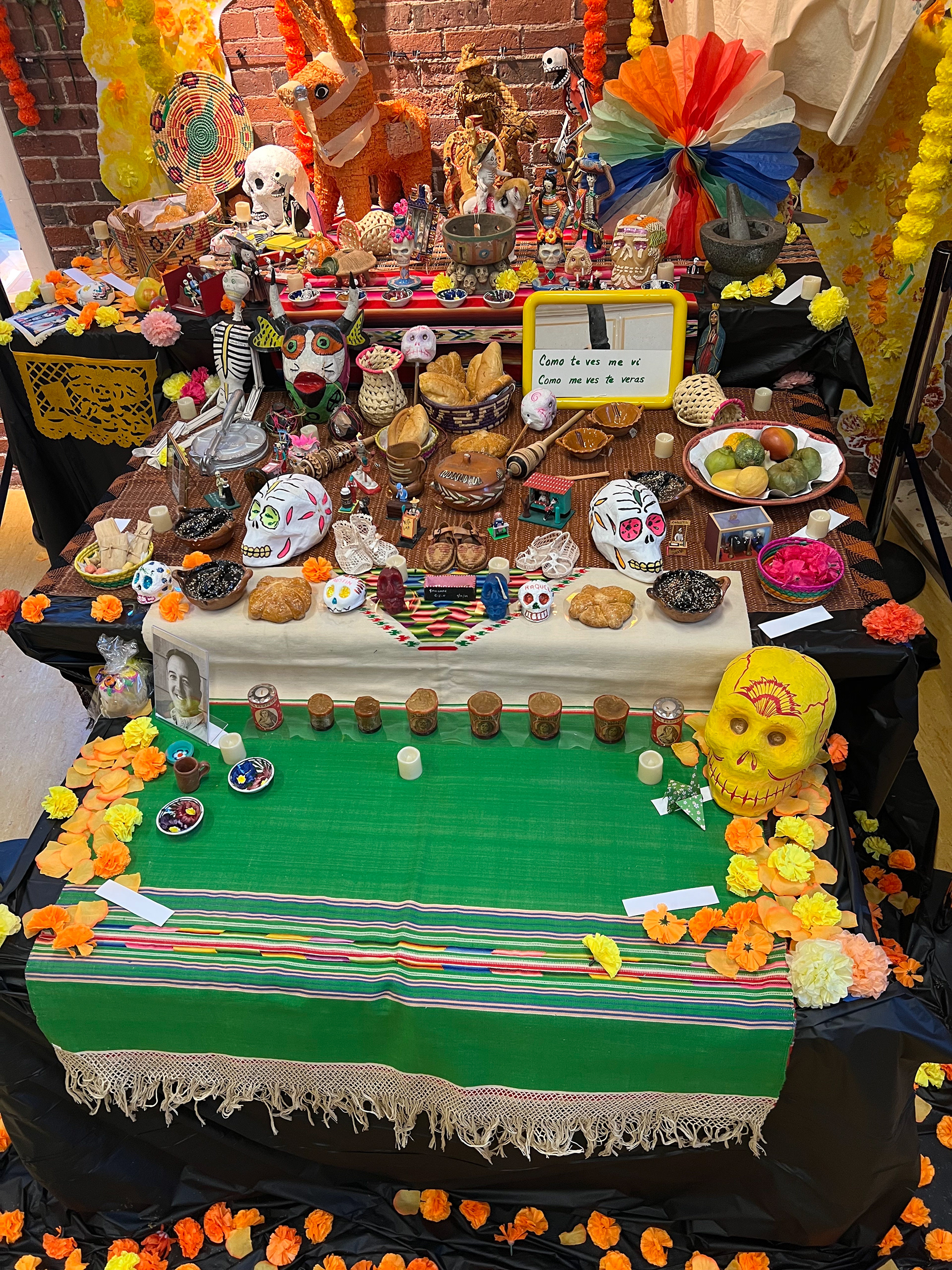 Altar using Boston Children's musuem collection