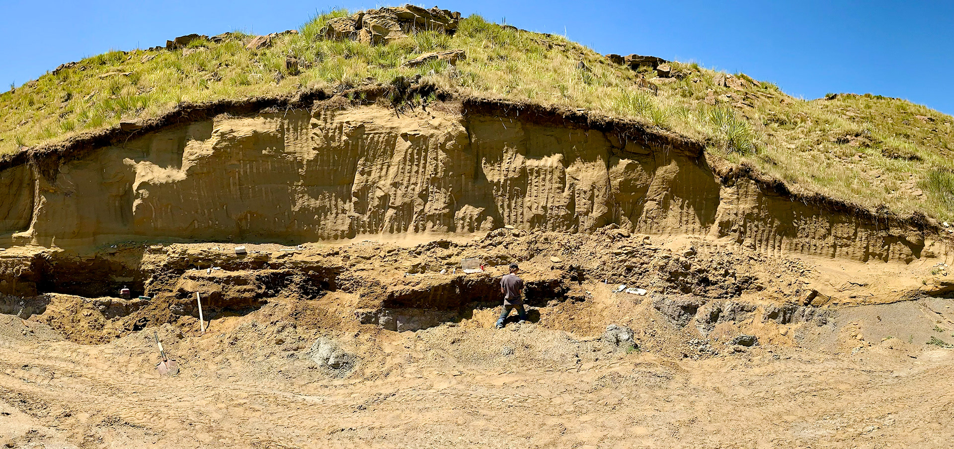 Digging in the Hell Creek of Montana