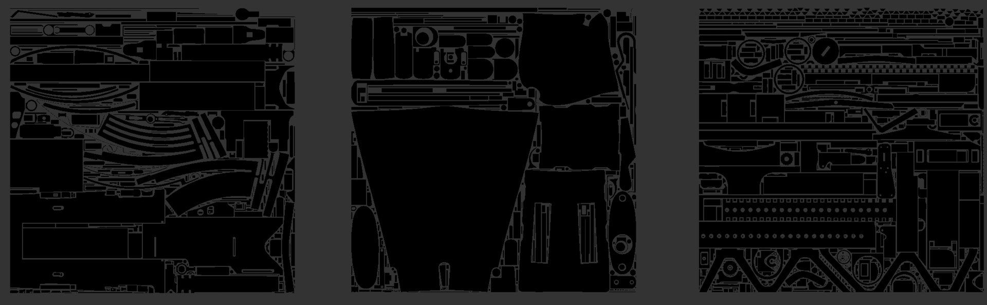 2x2k textures for the weapon & 1x1k texture for the accessories ( mounting, scope, and magazine zip ties )