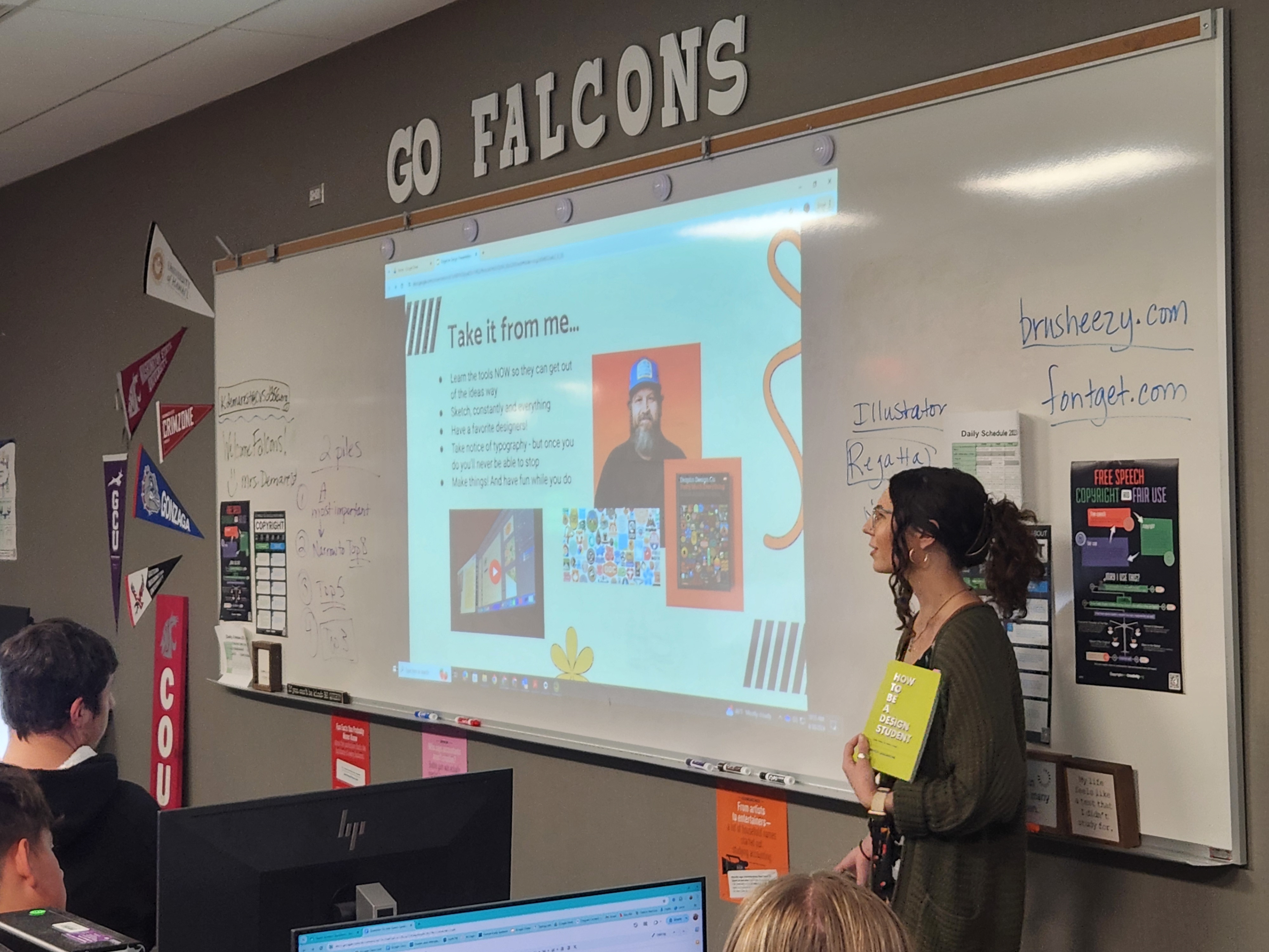 A clip from my talk with Ridgeline High school students.