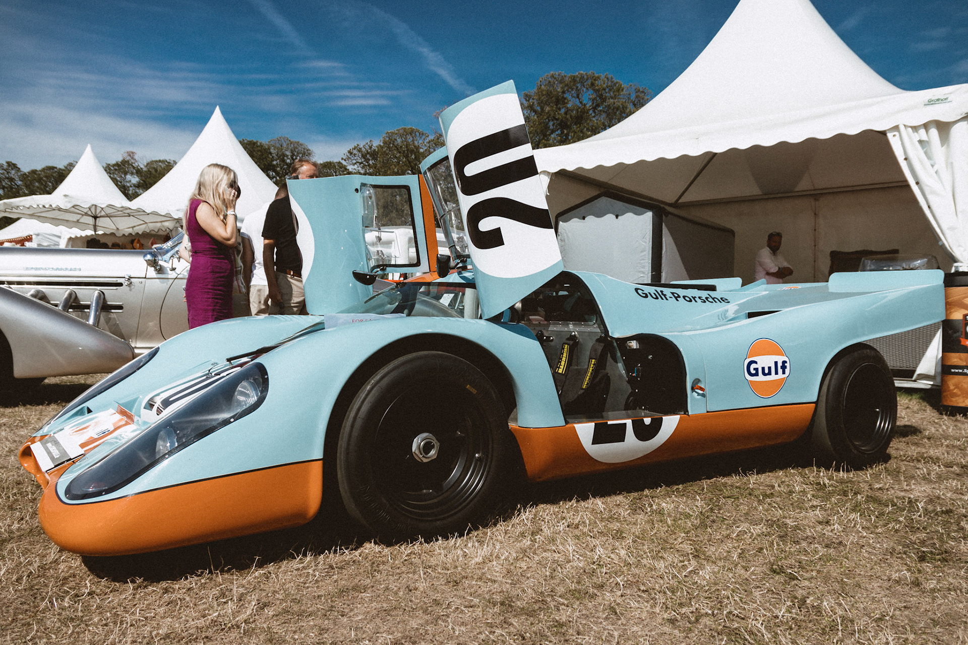 Porsche 917 im klassichen "Gulf"-Look der 70er-Jahre