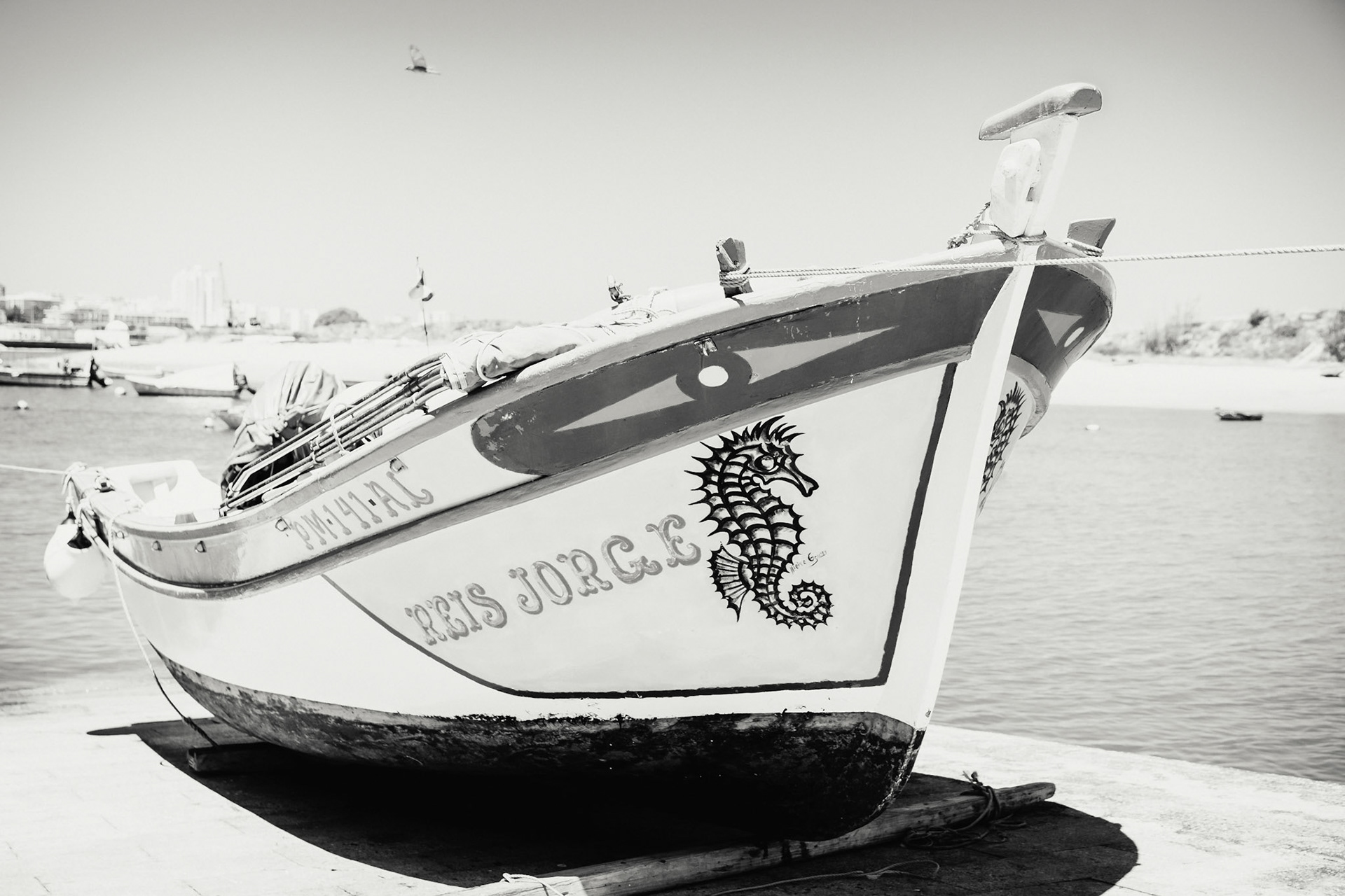 Im Hafen von Ferragudo