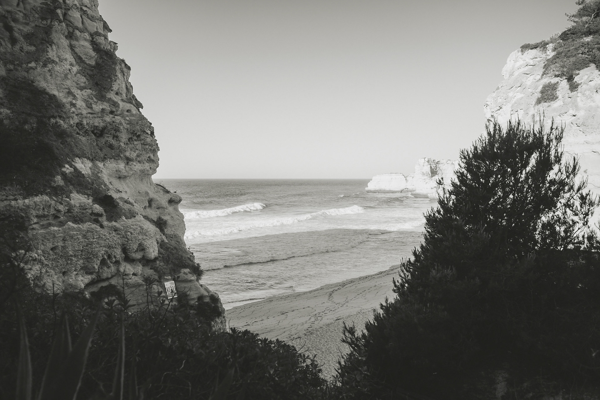 Morgens an der Praia do Marinha