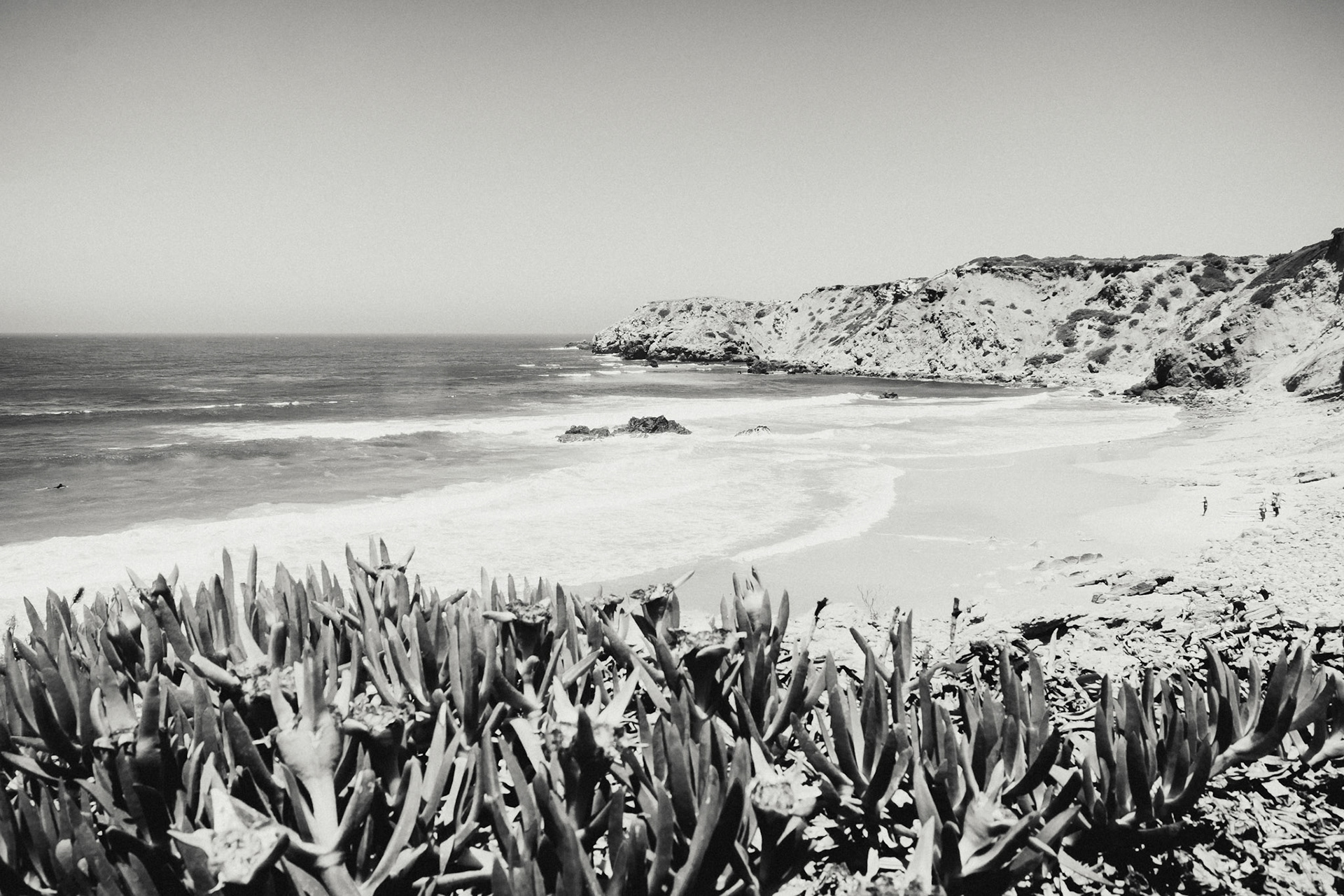 Menschenleerer Strand