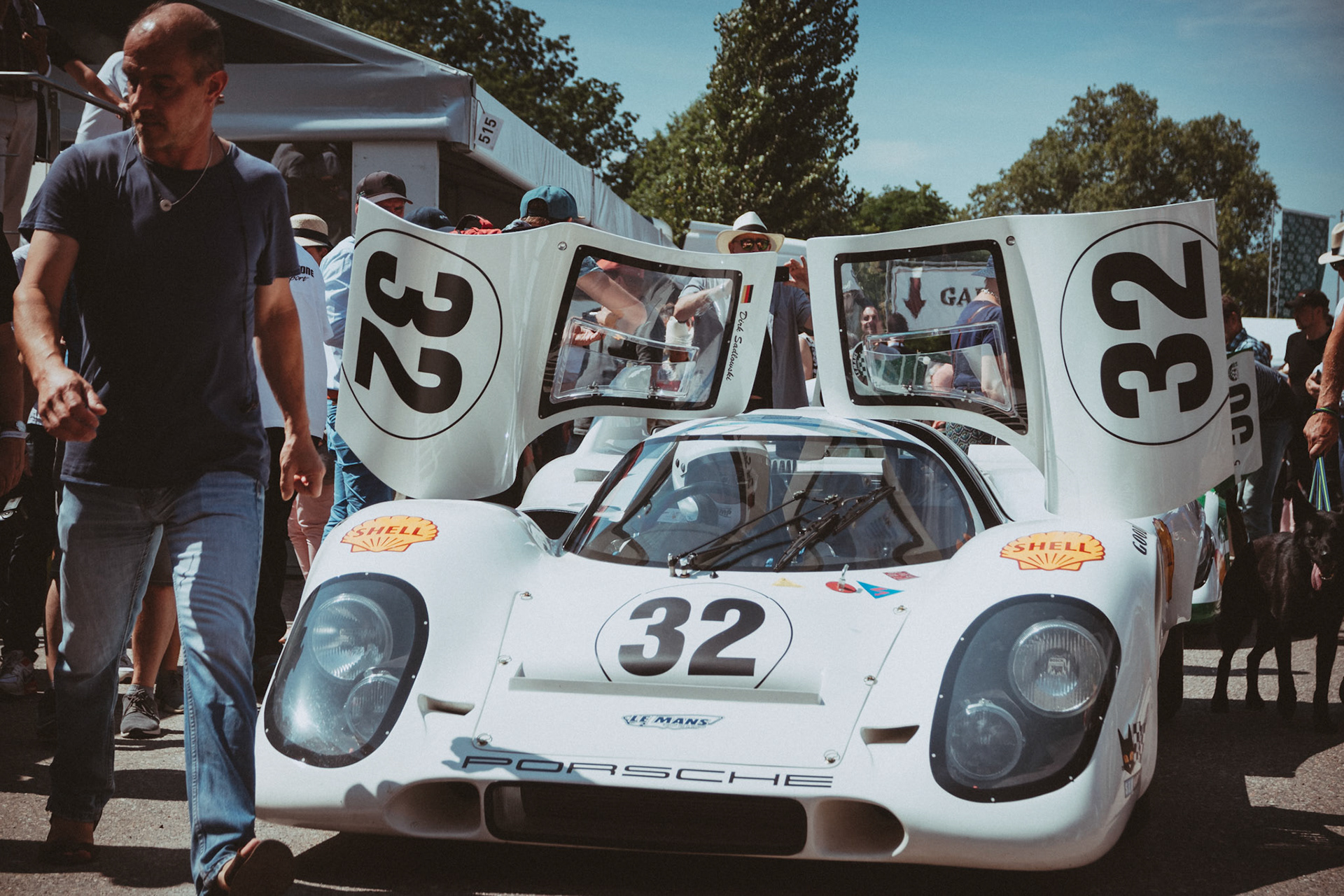 Porsche 917 im Fahrerlager