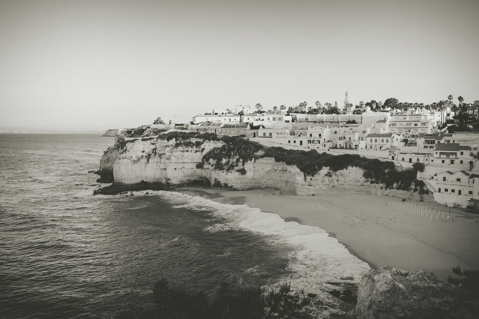 ... am Strand von Carvoeiro