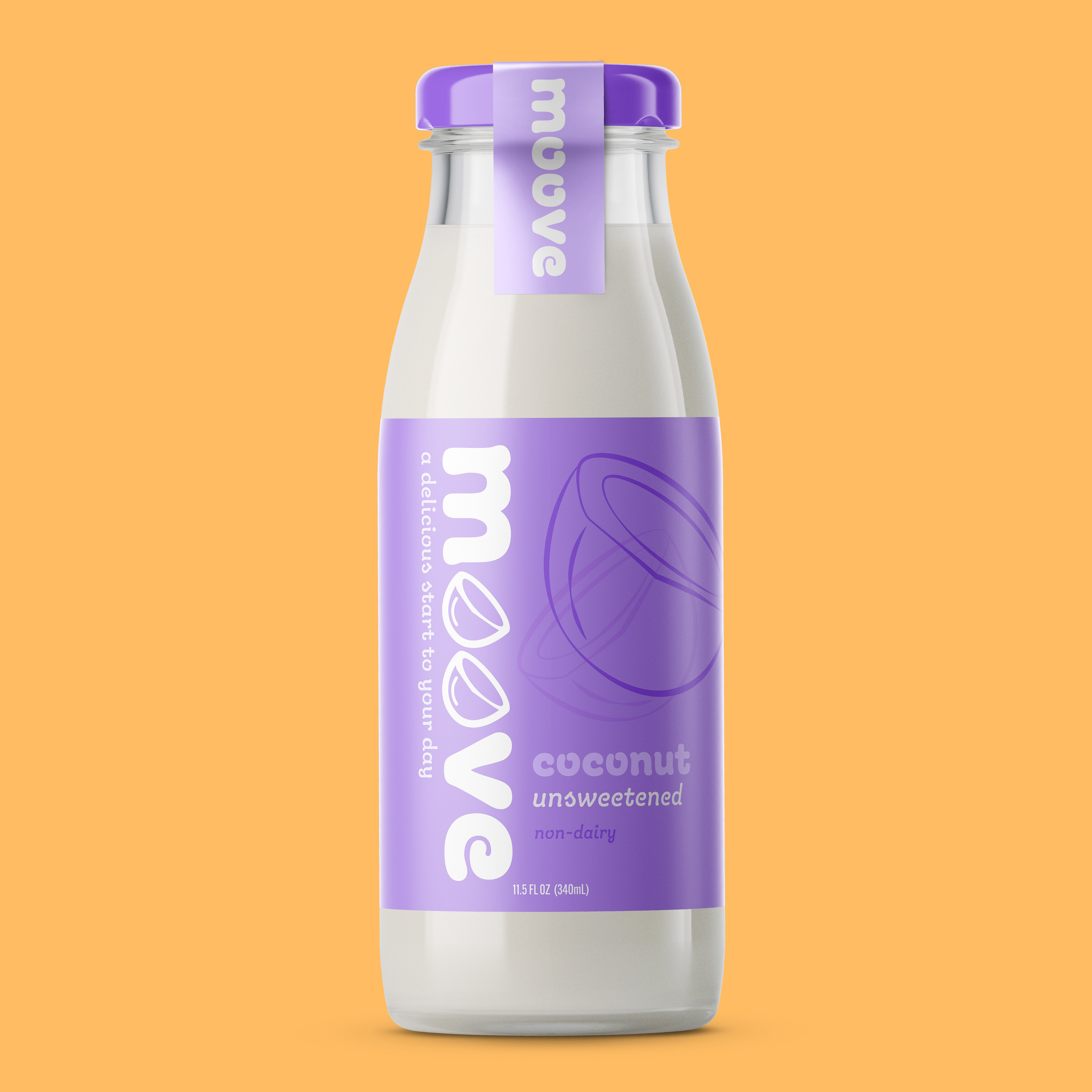 Coconut milk bottle