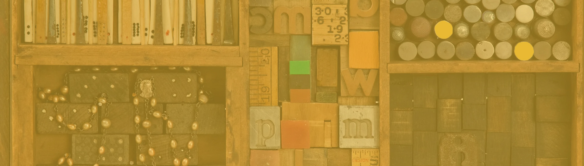 Stylized photo of La Wilsons work "Domino Theory"