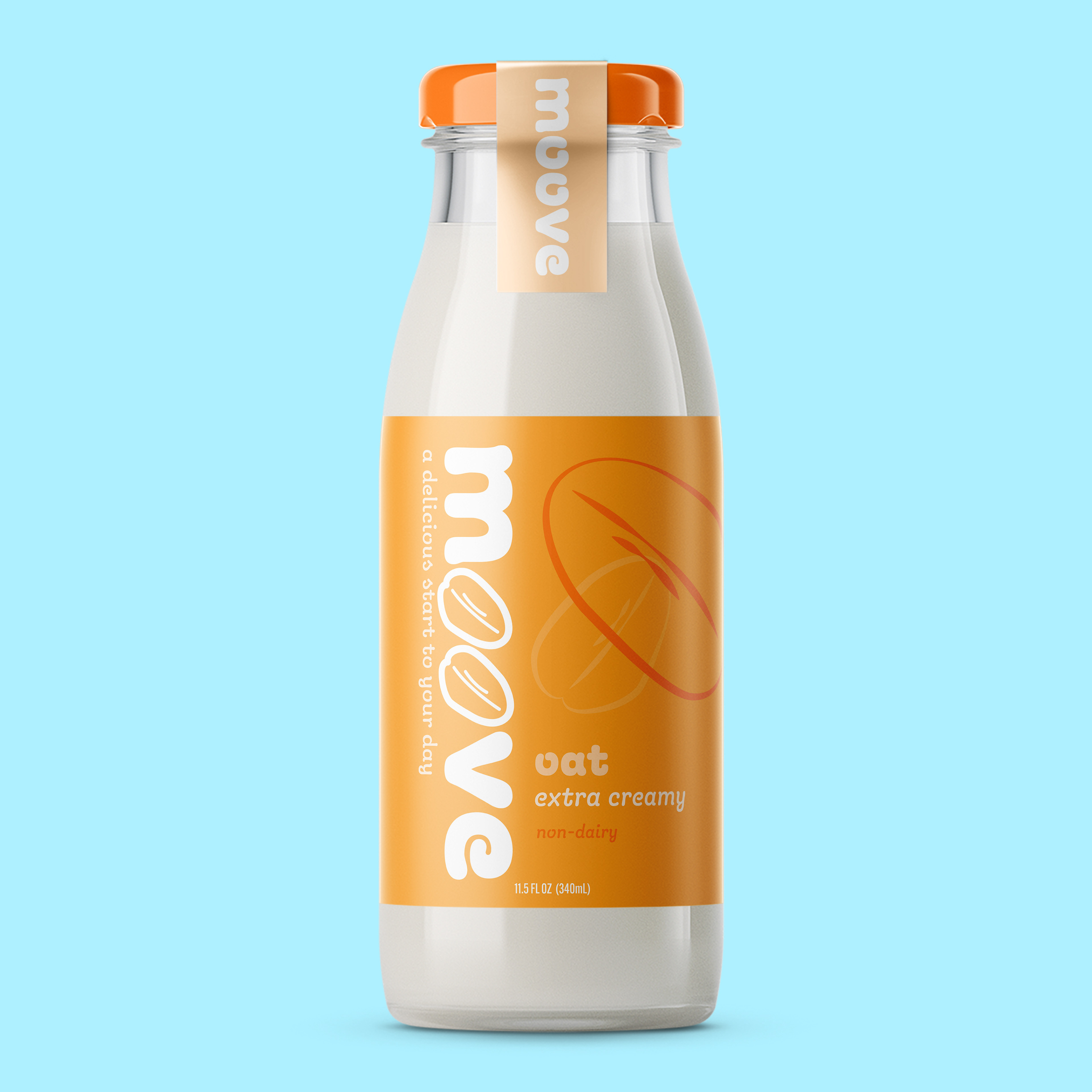 Oat milk bottle