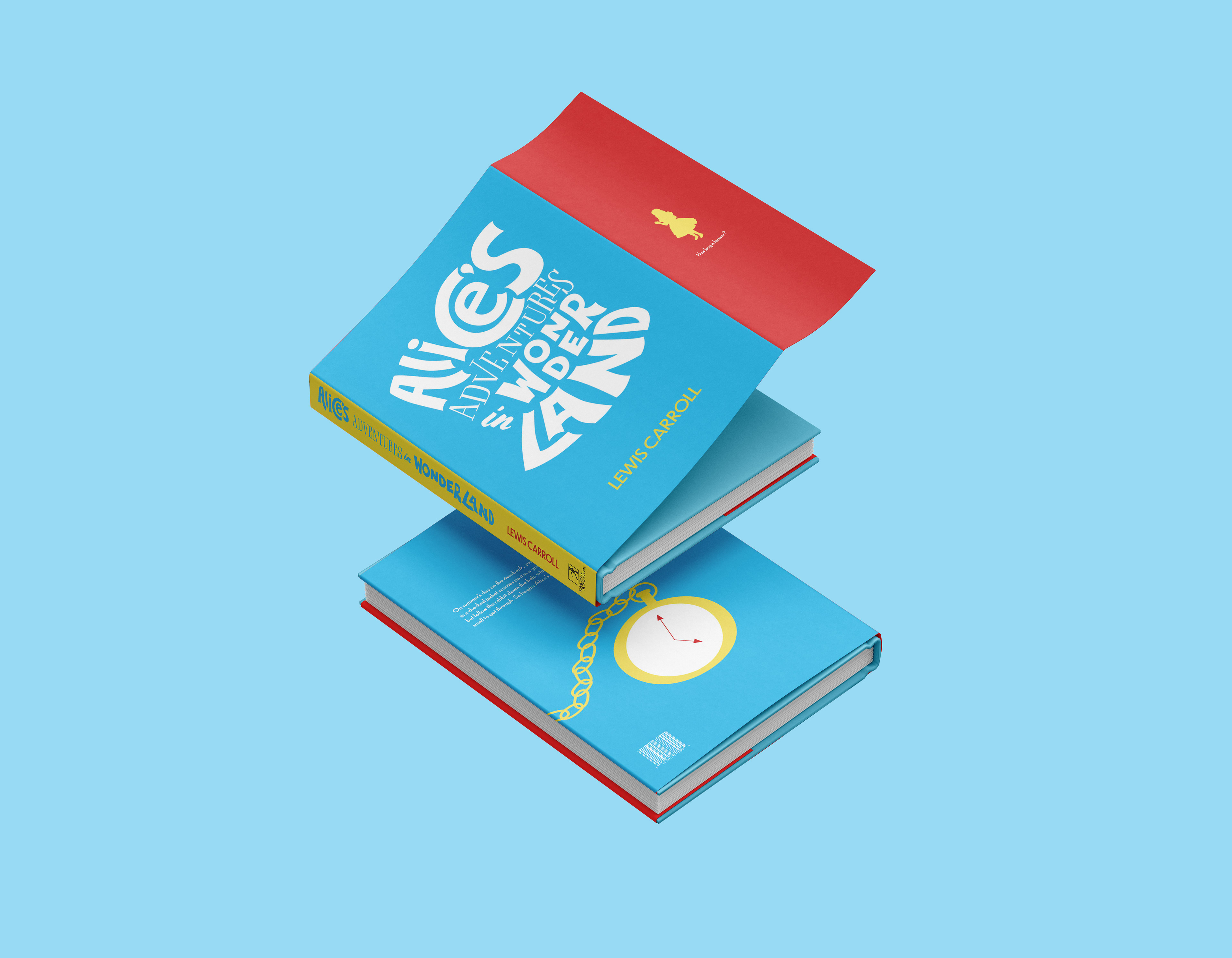Two books stacked, one showing the front and one showing the back of the book jacket