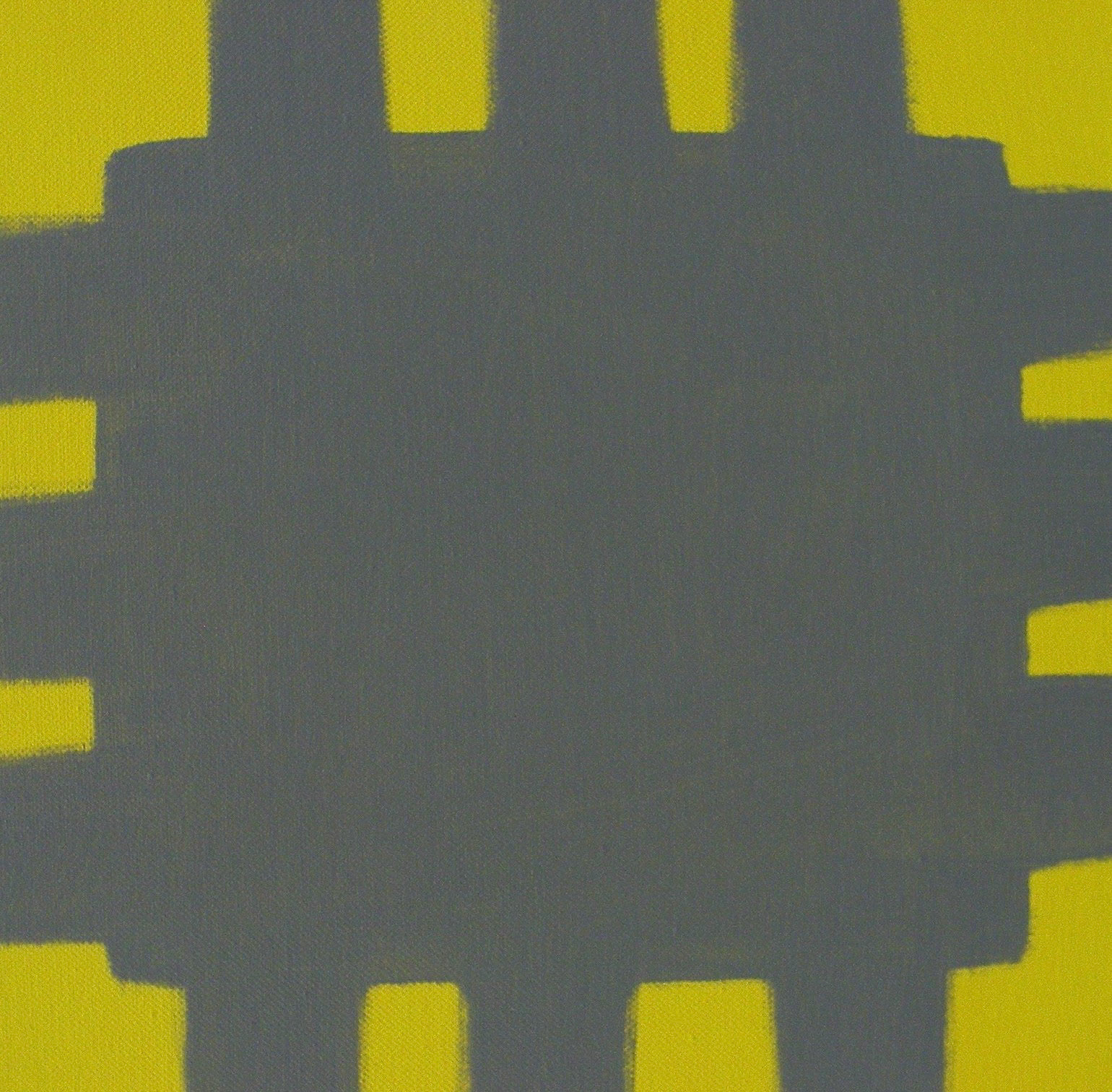 Grey on Yellow 12 x 2