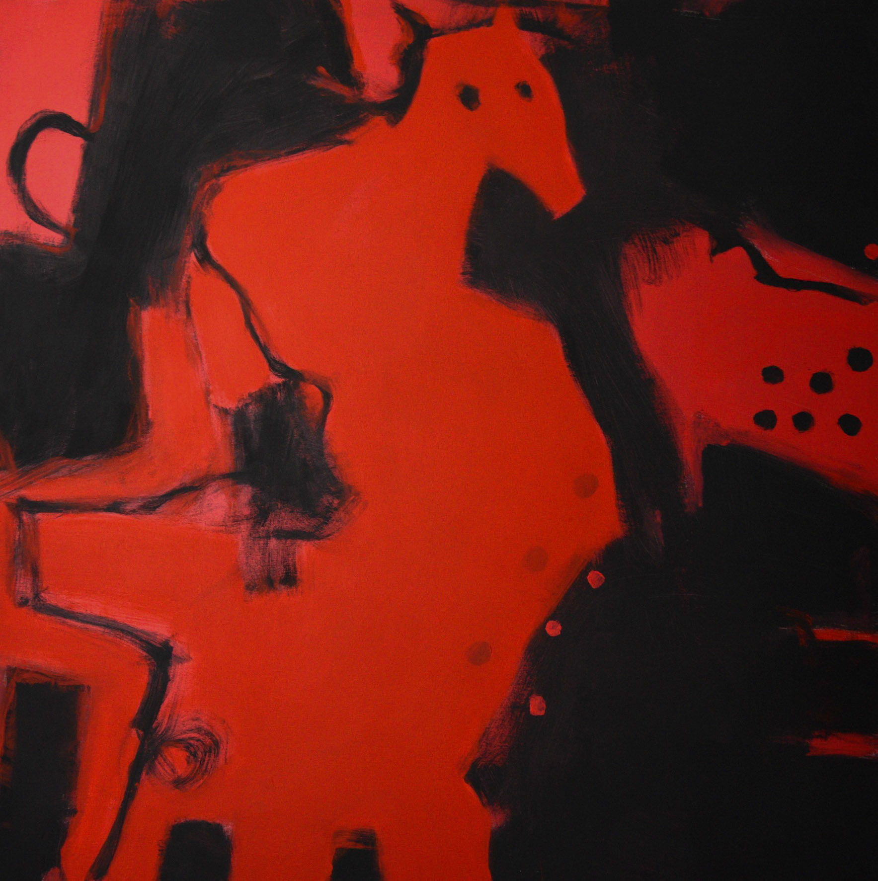 Trojan Horse 48/48 Acrylic/Canvas