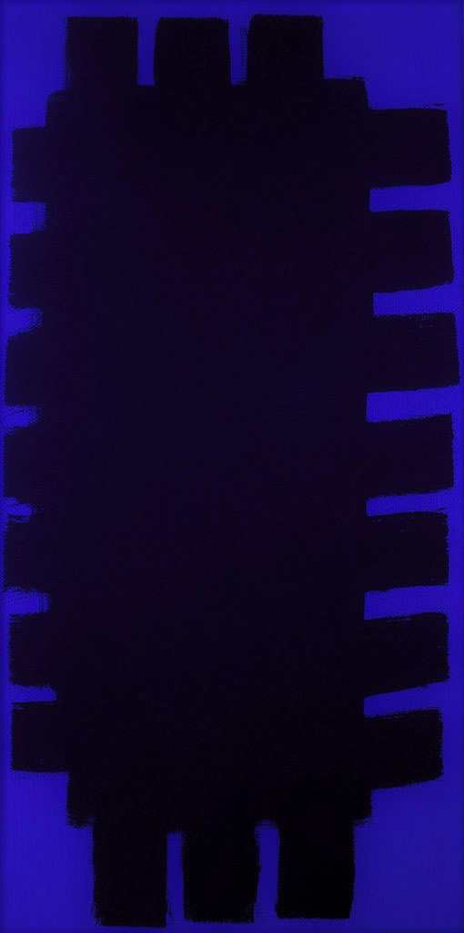 Black on Blue III