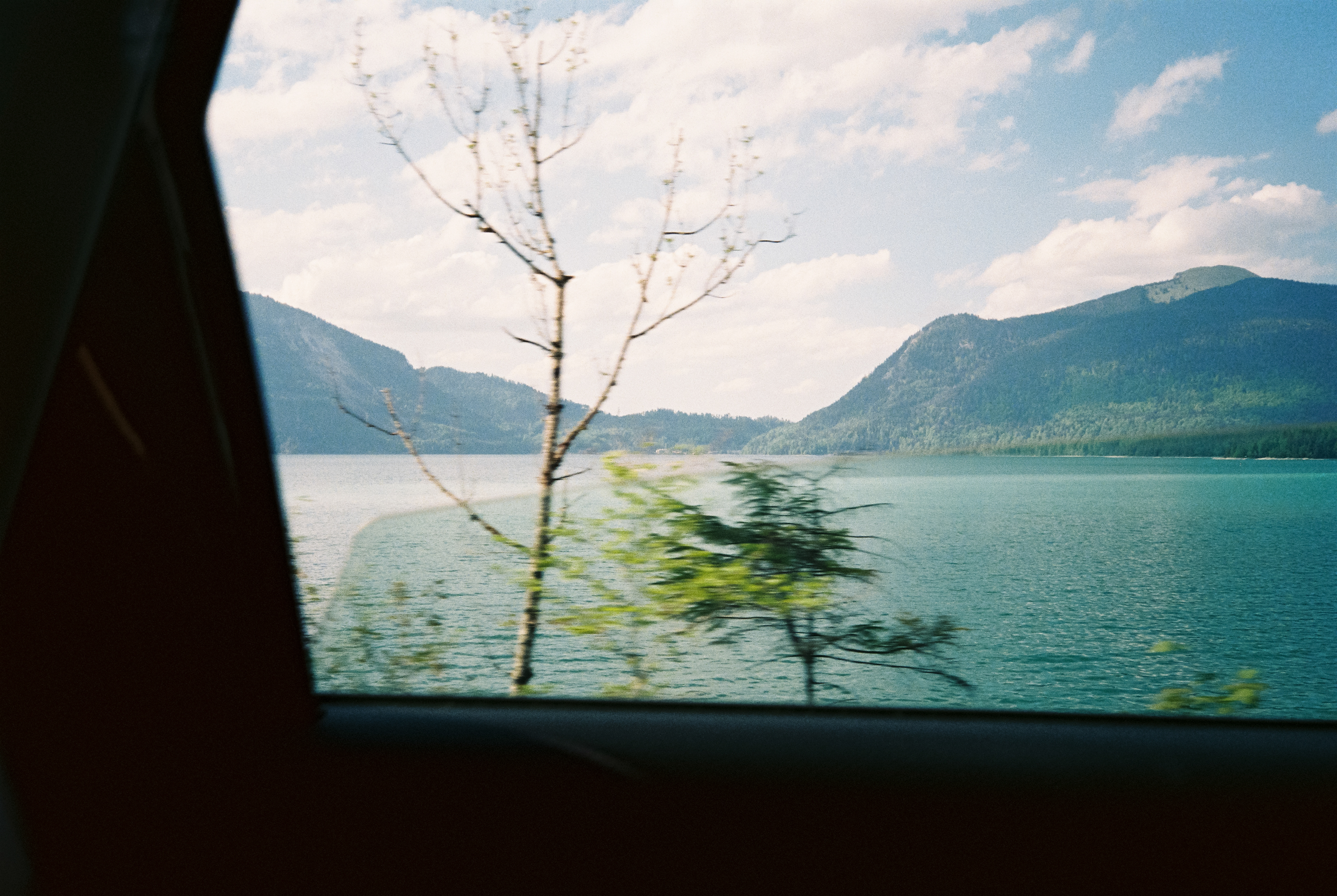 Walchensee aus dem Auto