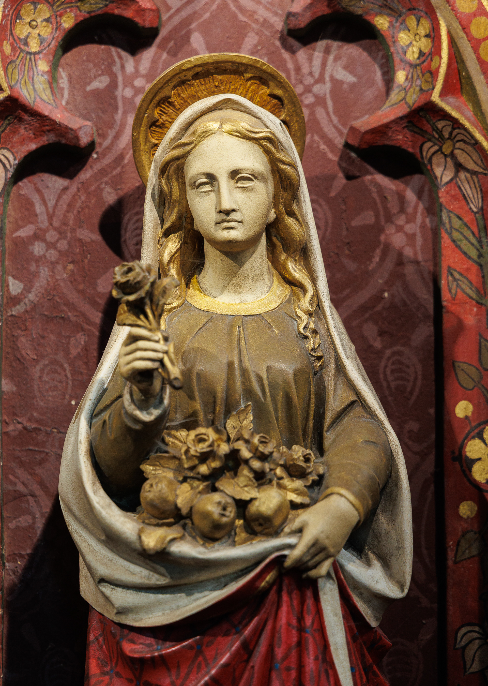 St Dorothy, patron saint of orchards and small gardens