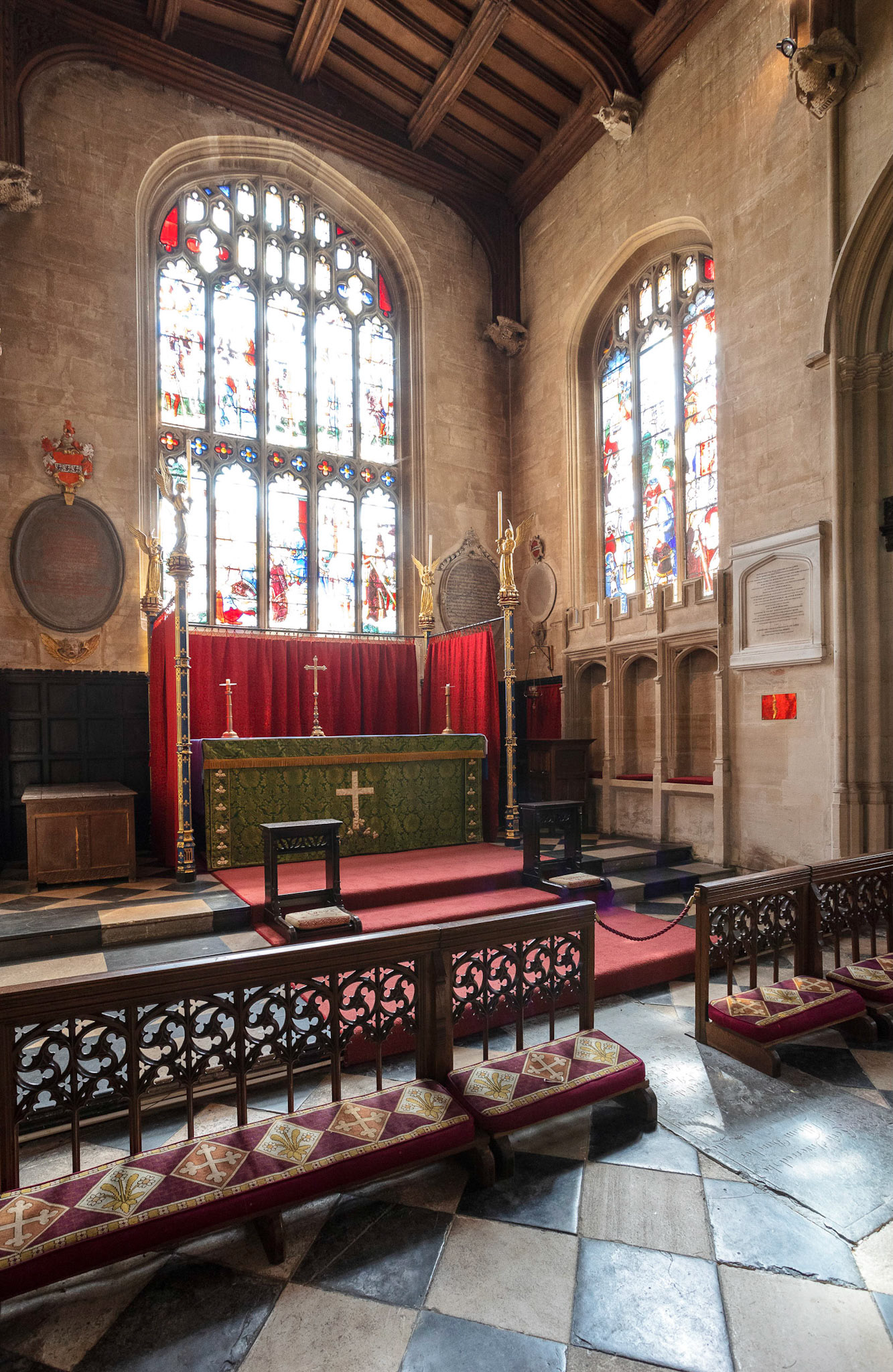 Inside St Mary's Fairford