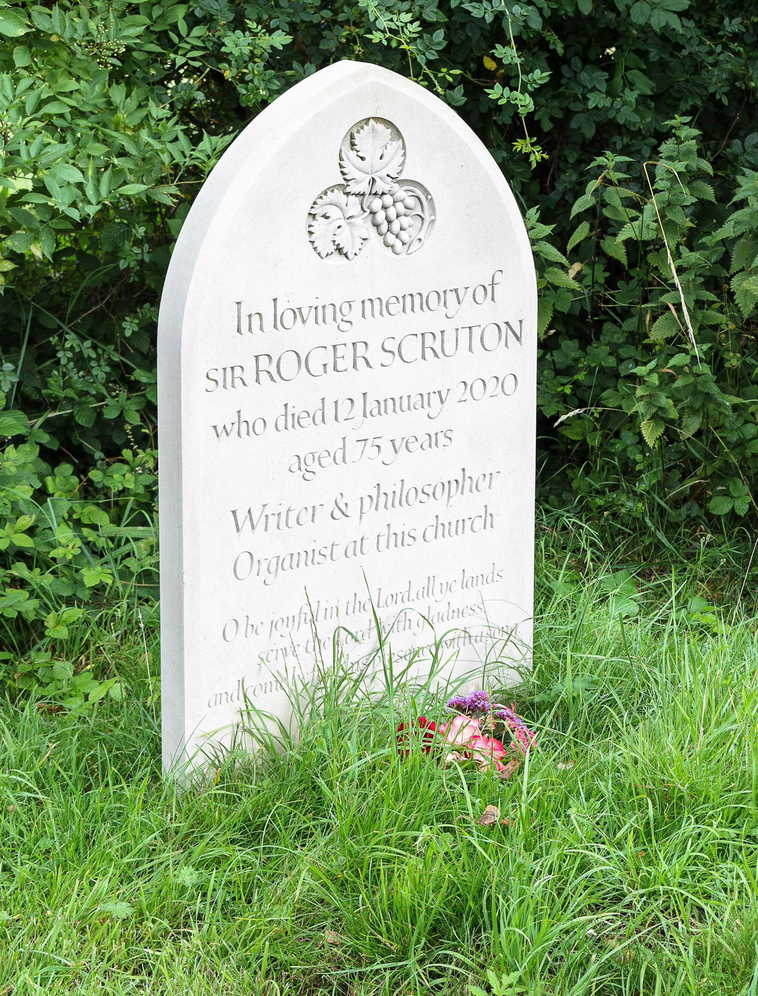Sir Roger's headstone