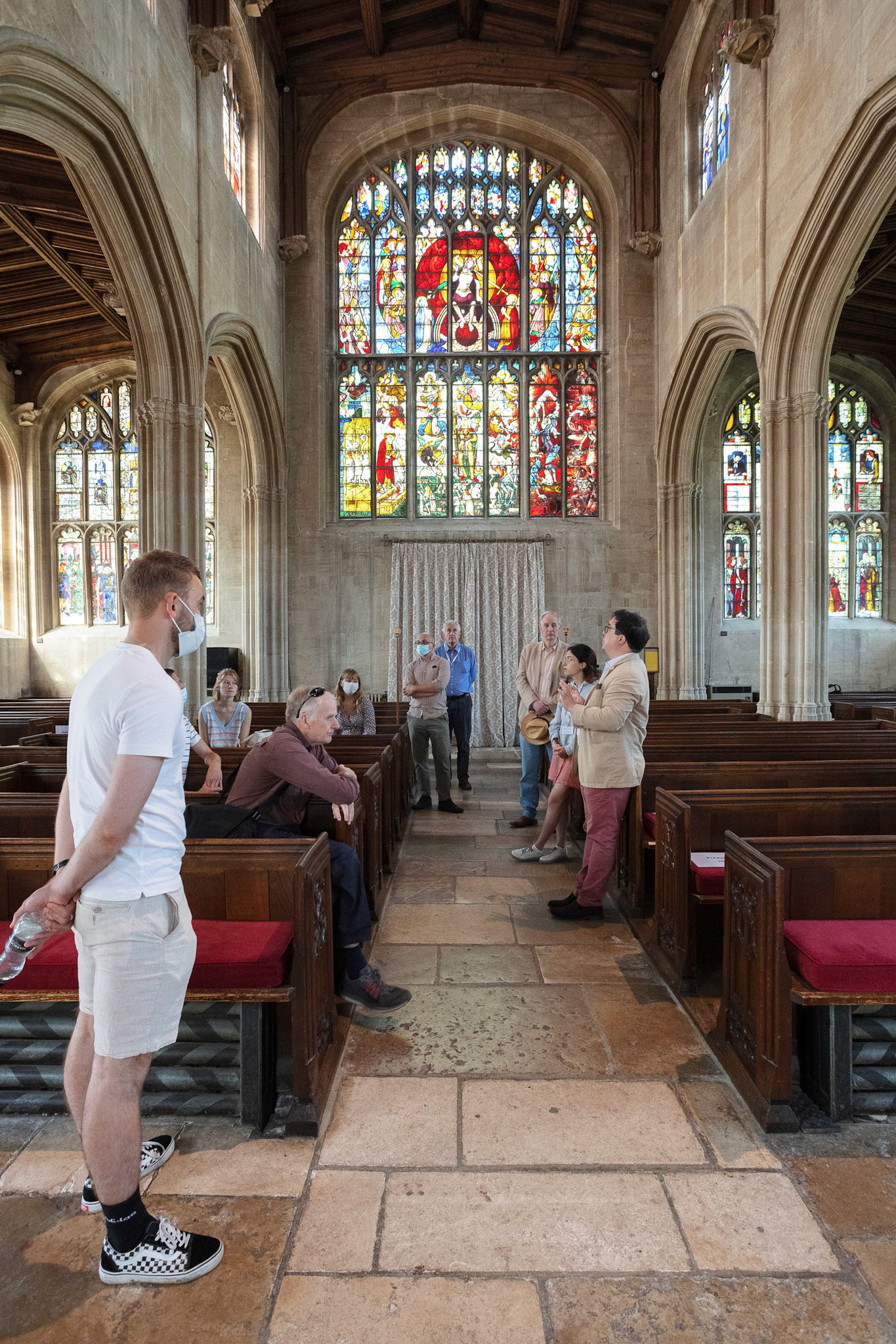 Inside St Mary's Fairford