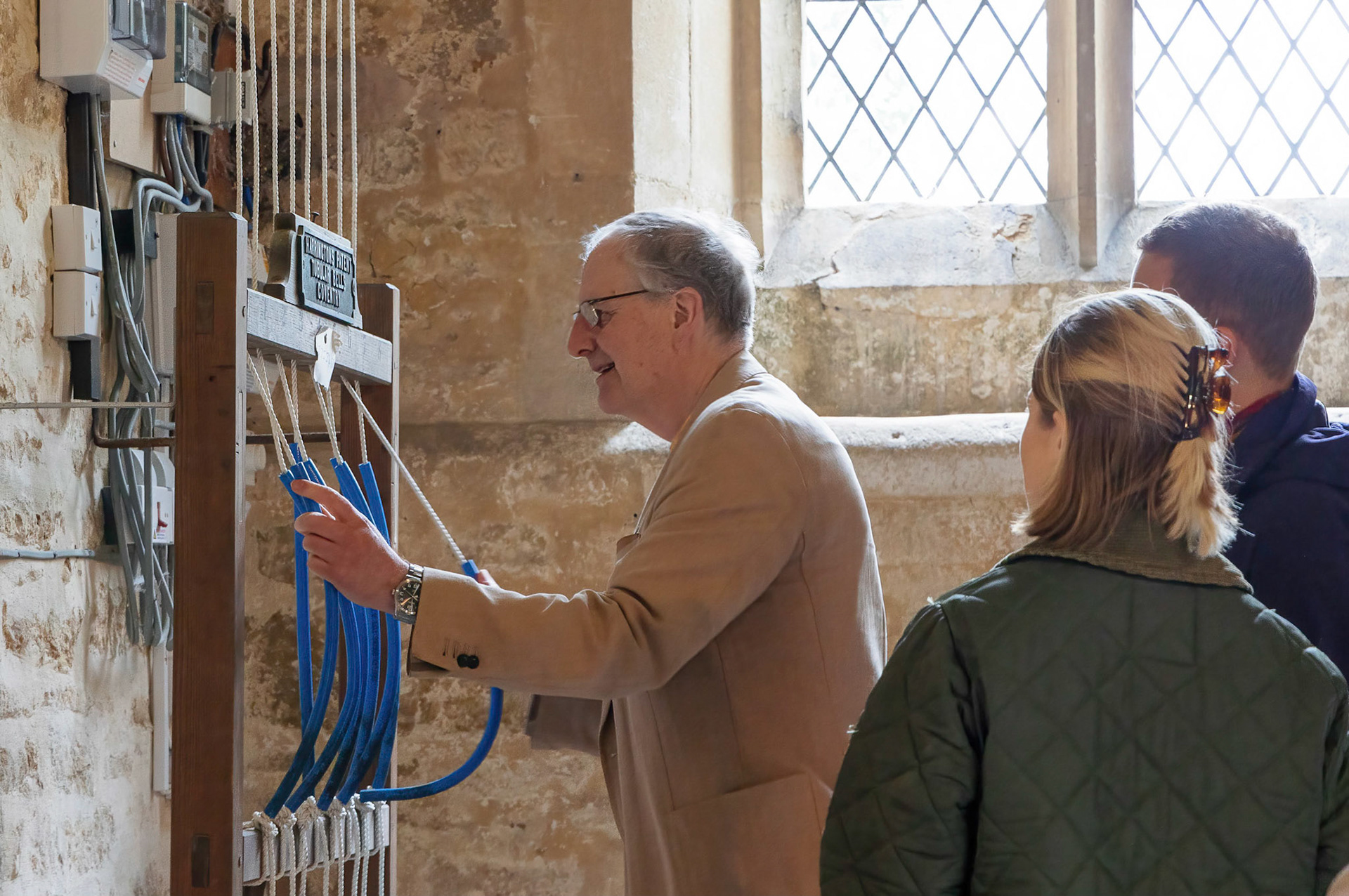 Christopher rings the bells