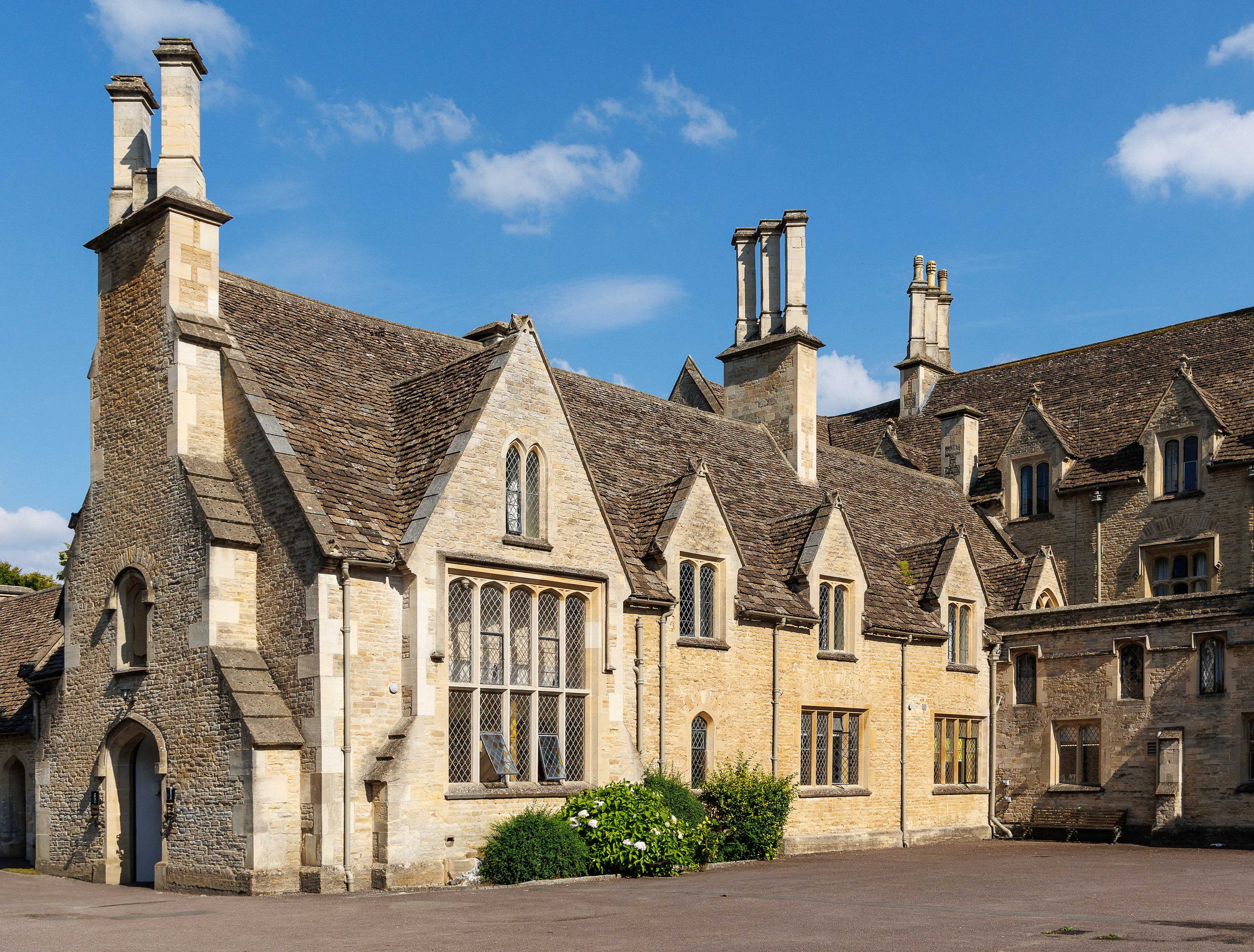Royal Agricultural University on the day of arrival