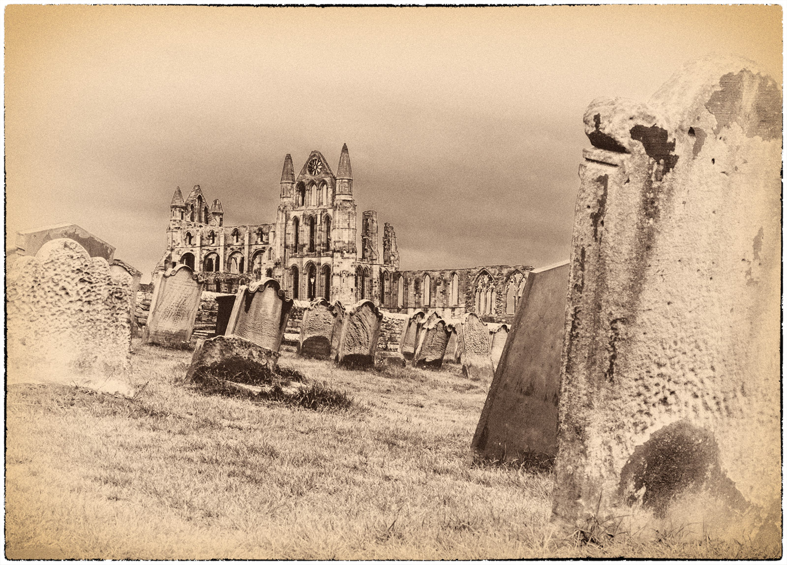 The Abbey from the churchyard