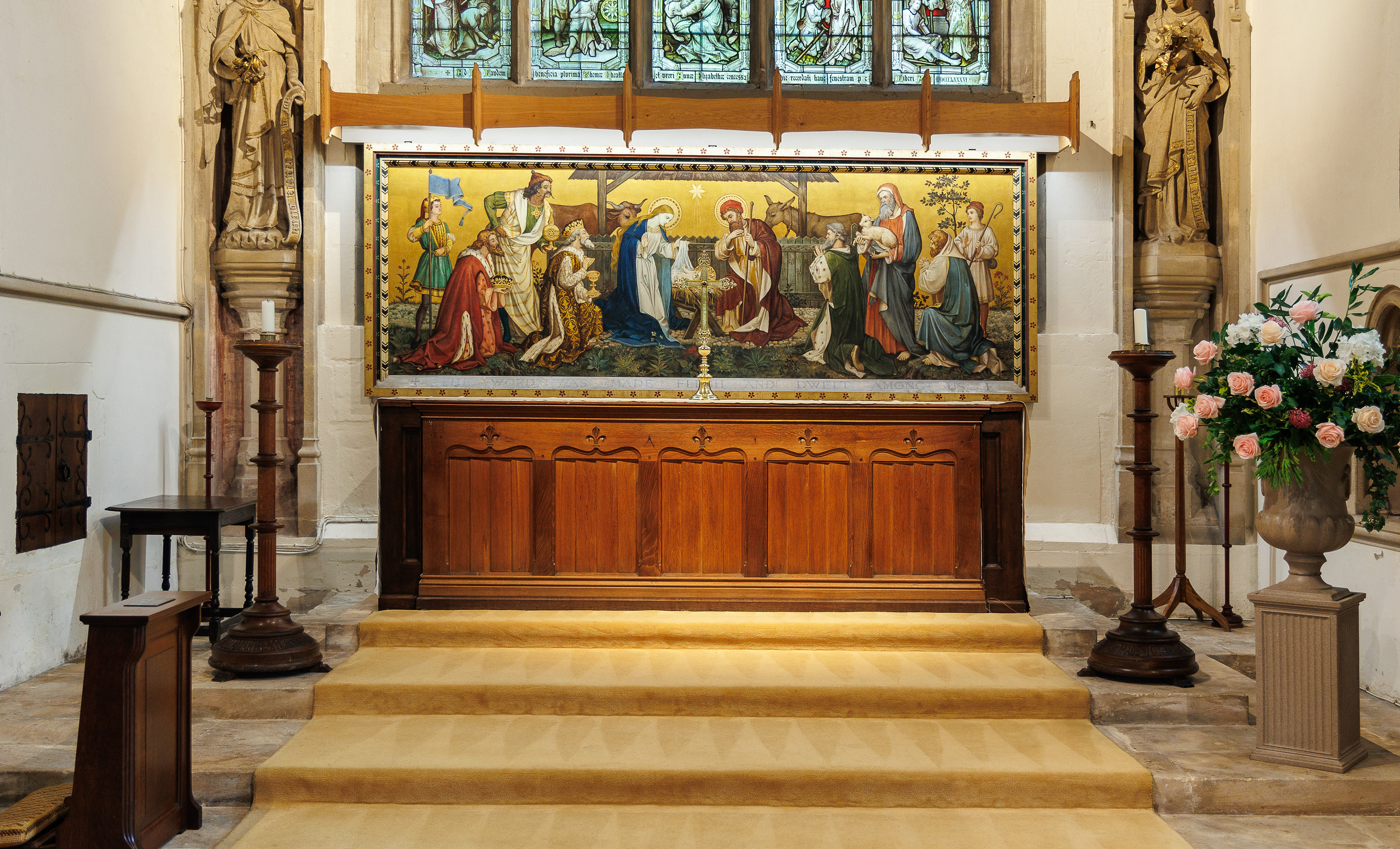 The altar of Burford church