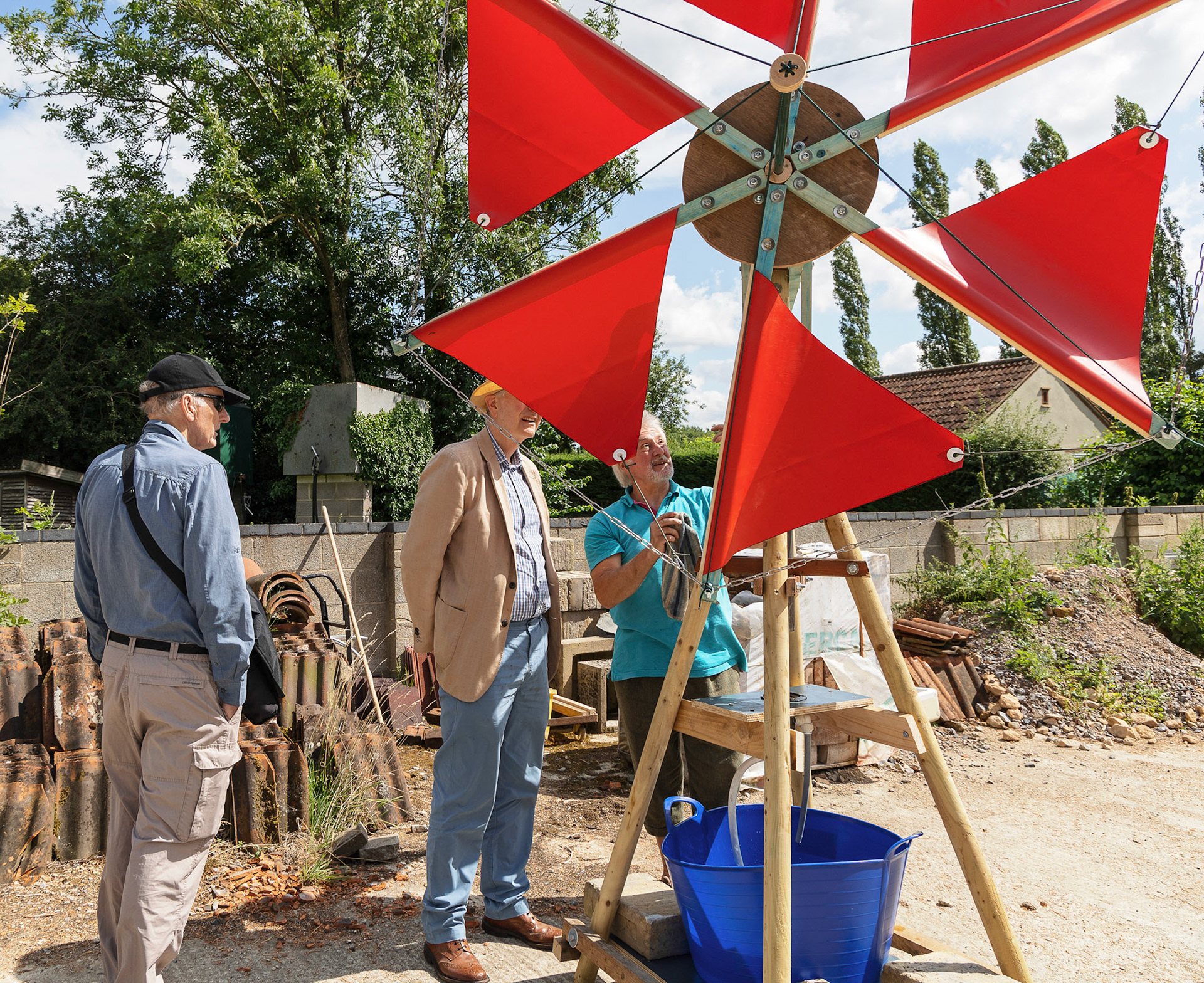 Colin presents his Cretan windmill