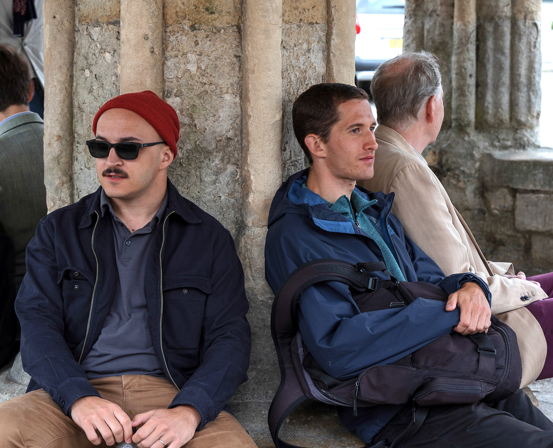 Resting in the Market Cross