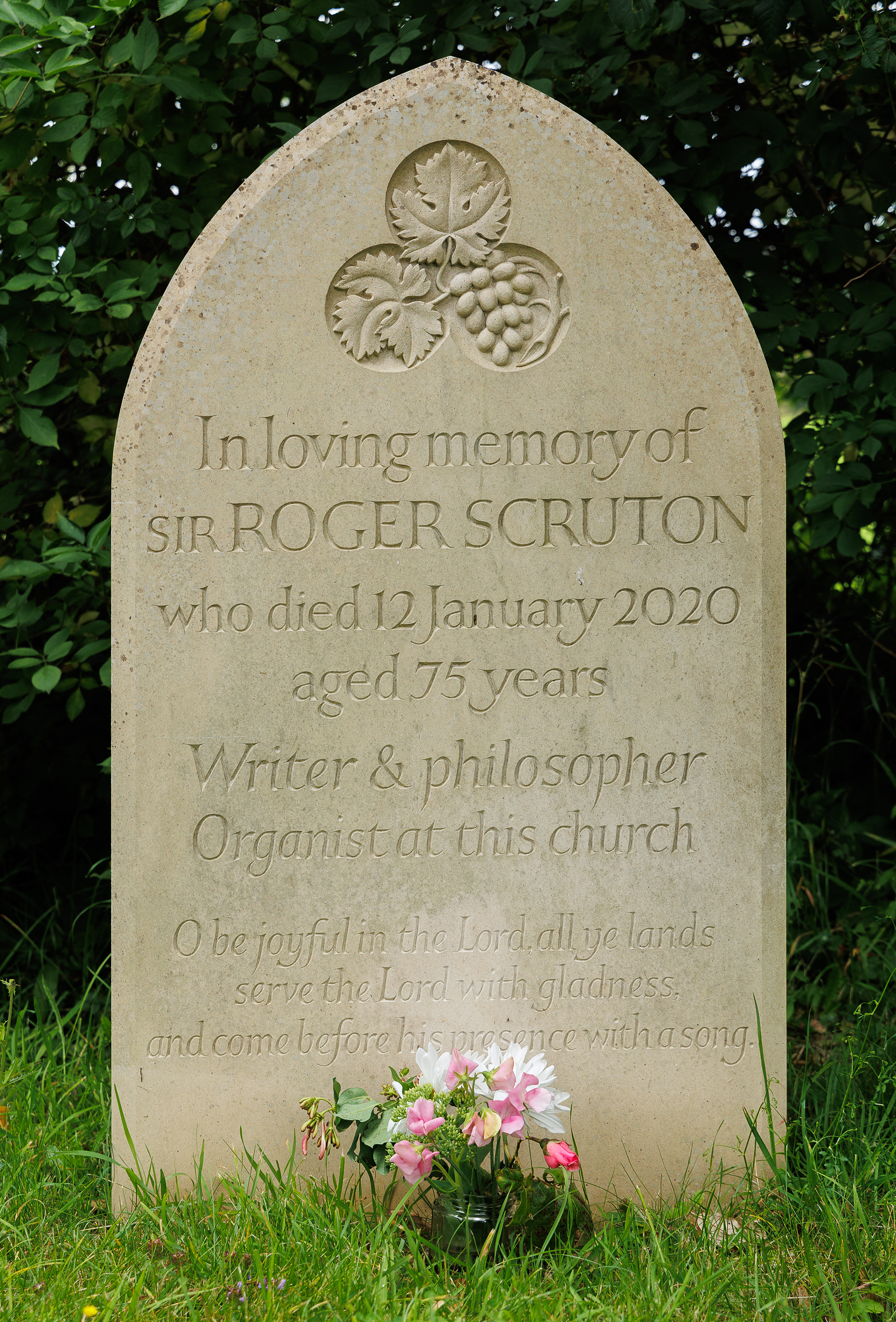 Sir Roger's headstone