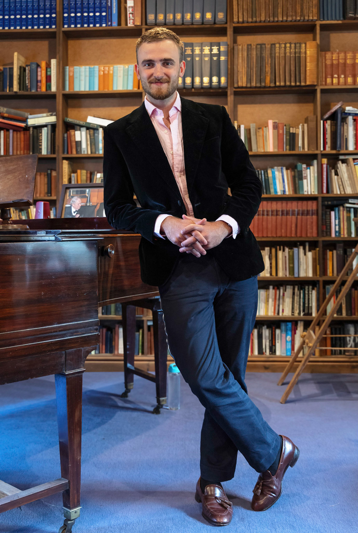 Bill looking proprietorial