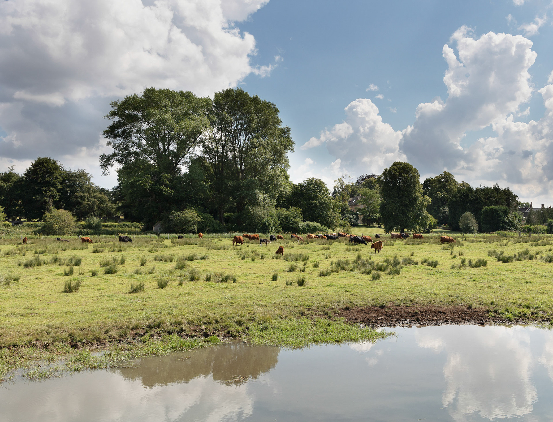 Looking across to the River Coln