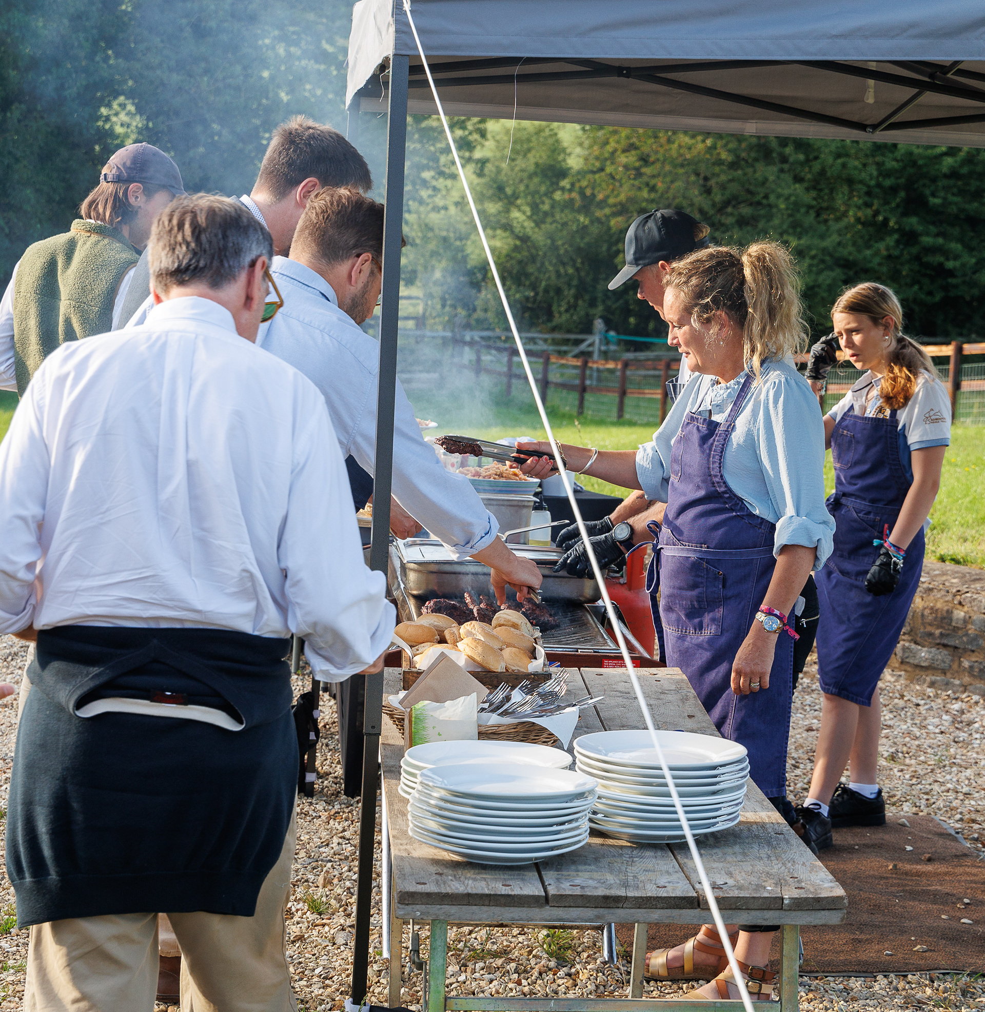 BBQ - venison burgers!