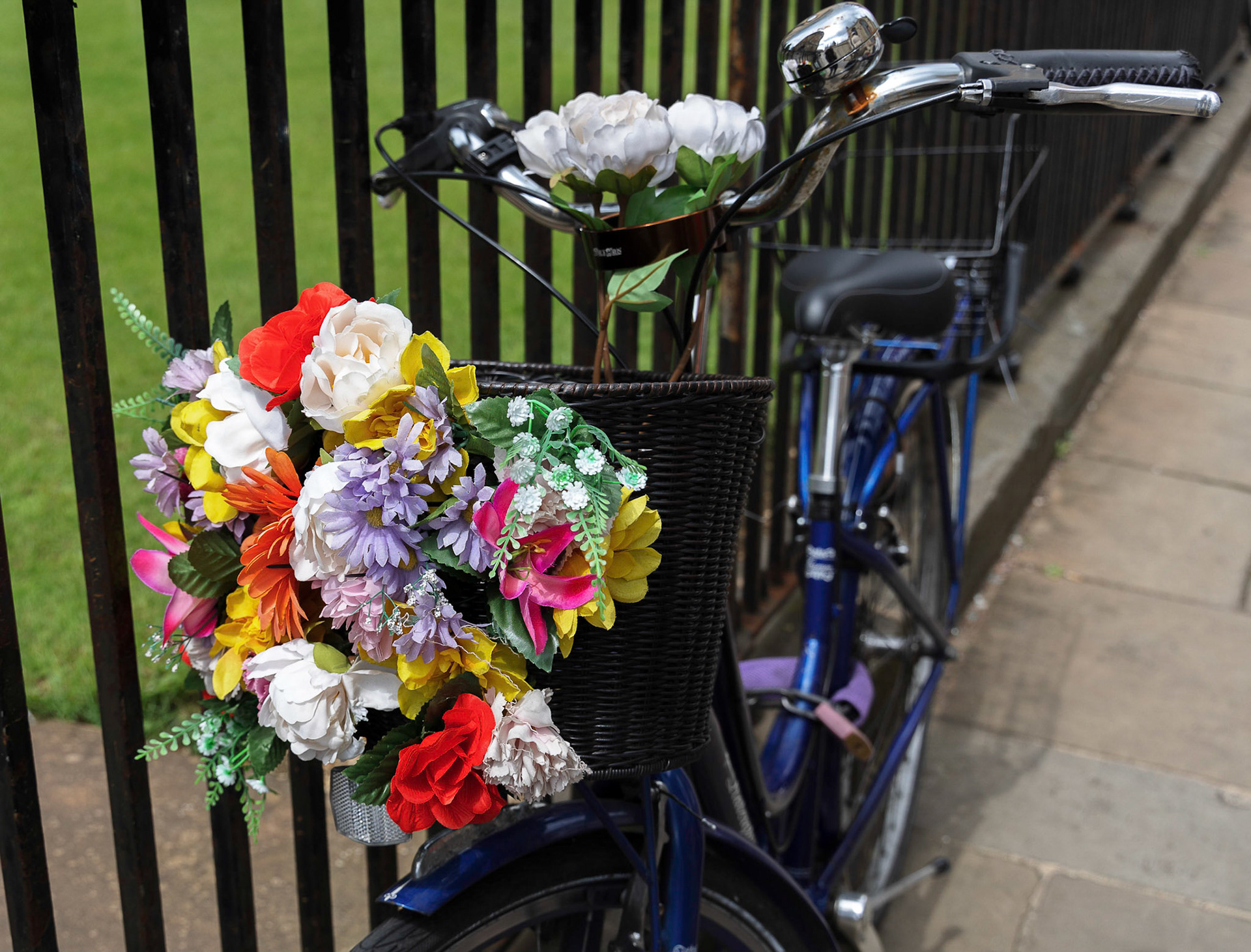 A decorated Oxford bike