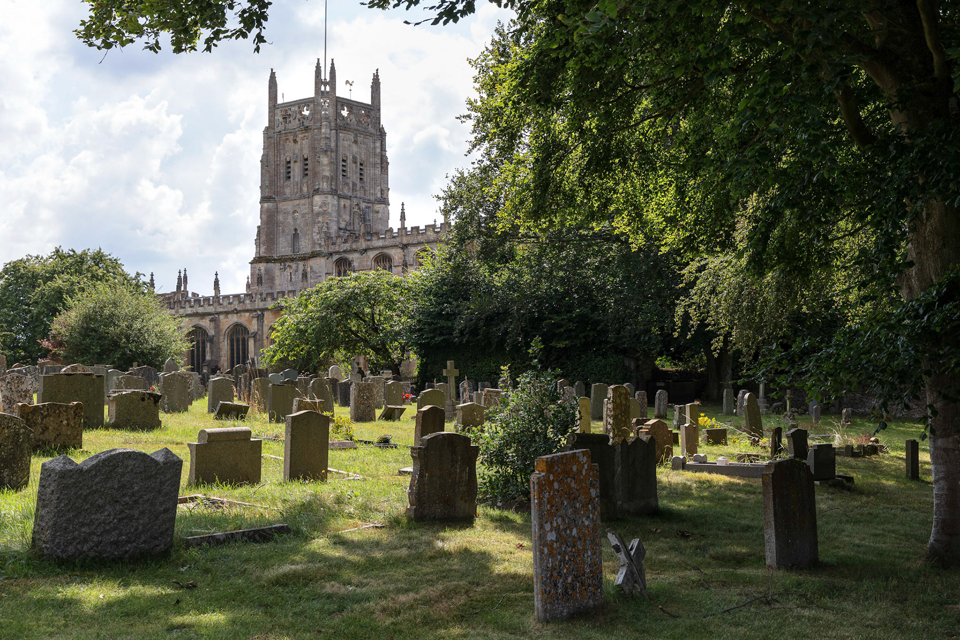 St Mary's Fairford and churchyard