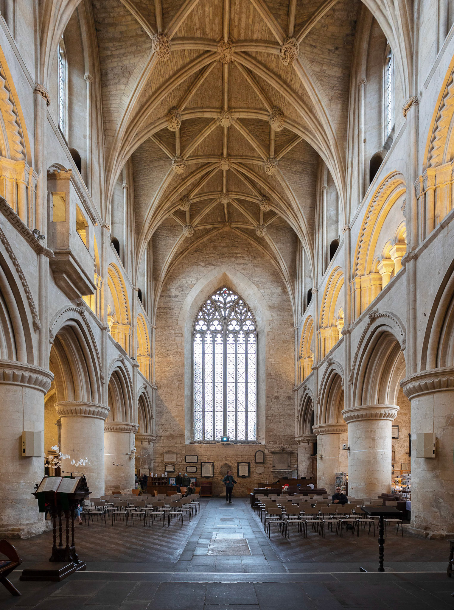 The nave - late Norman, early Gothic