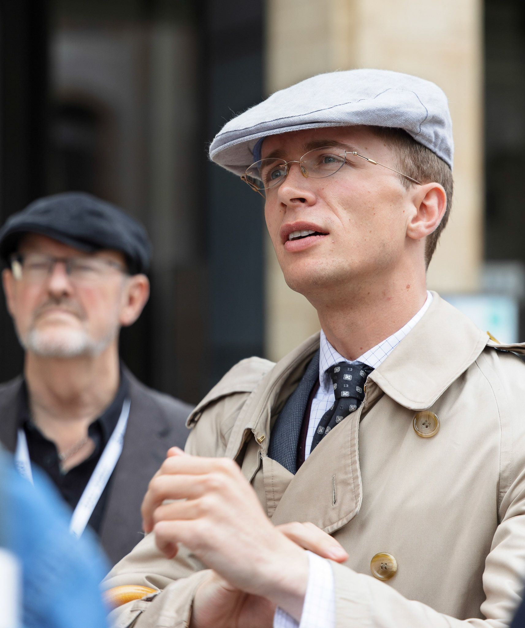 Samuel leads the tour