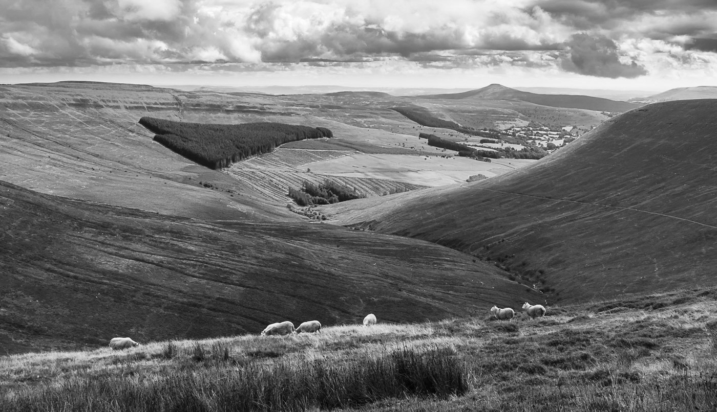 Black mountains, Wales
