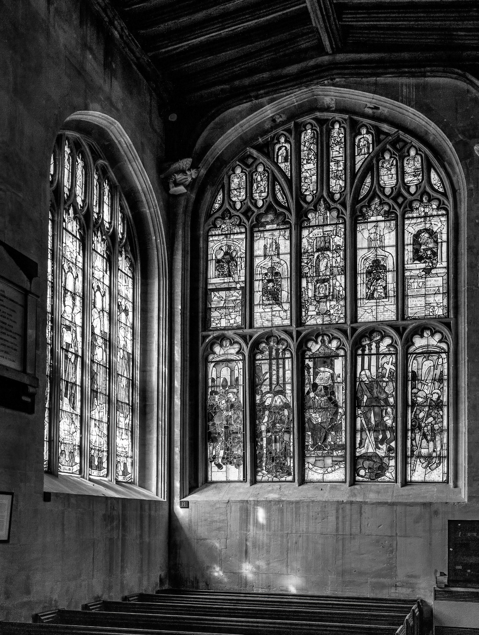 Inside St Mary's Fairford